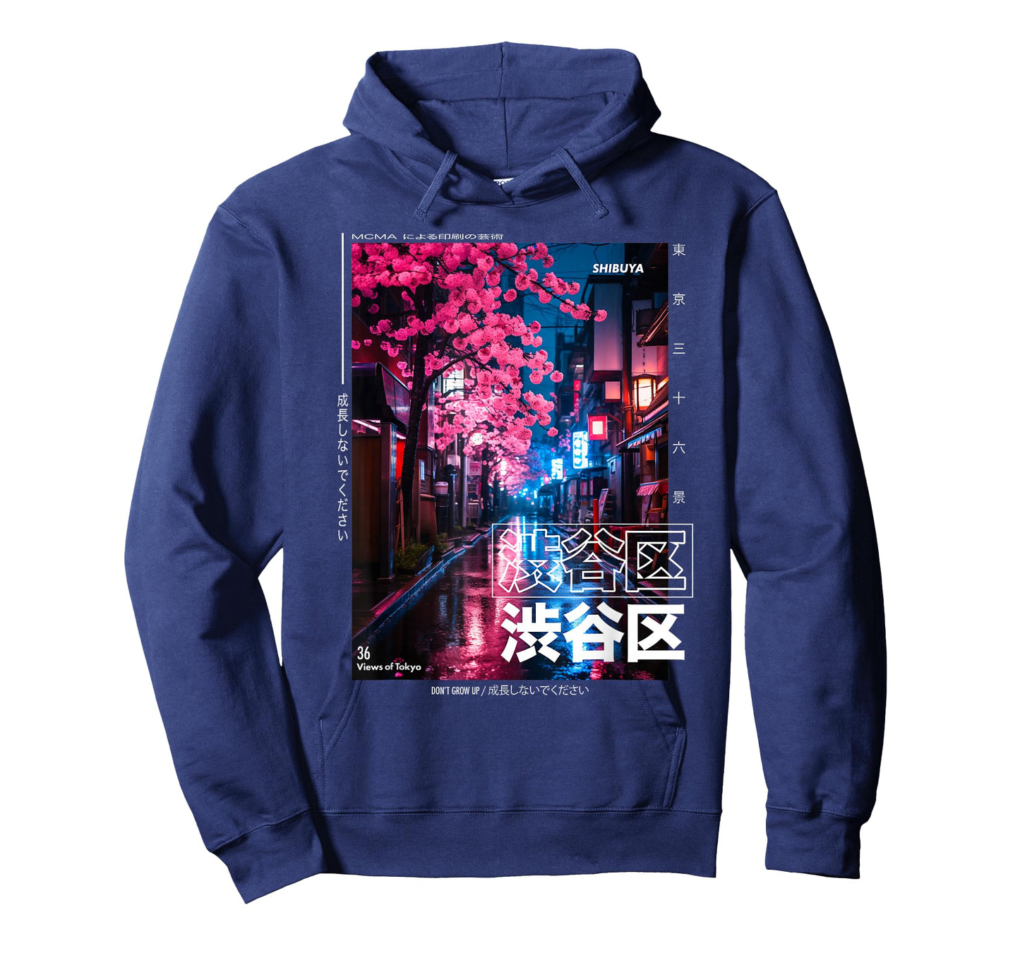 Japanese Streetwear Retro Aesthetic Shibuya Tokyo Graphic T-Shirt