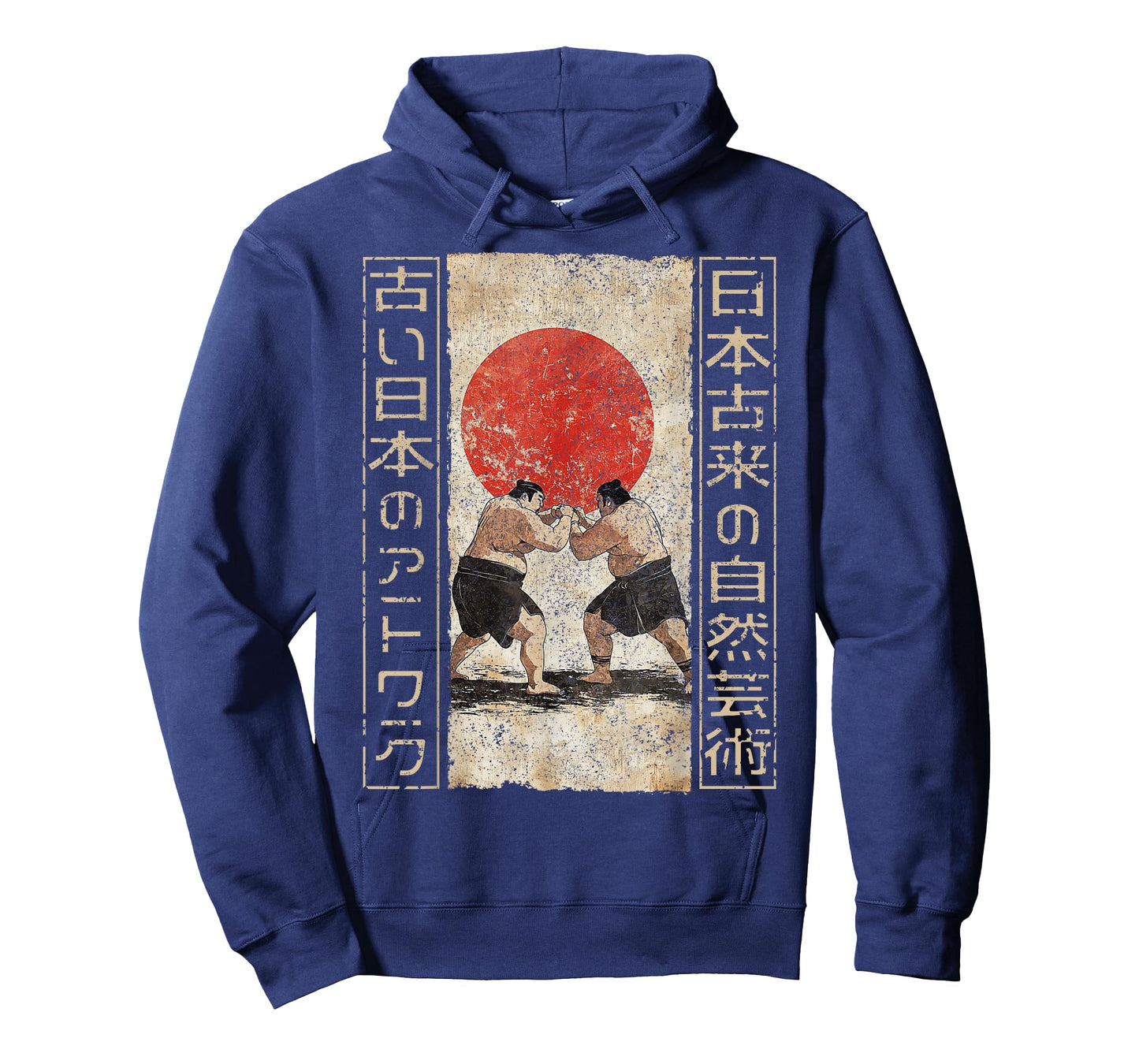 Sumo Wrestler Traditional Japanese Woodblock Ukiyo-e Anime T-Shirt