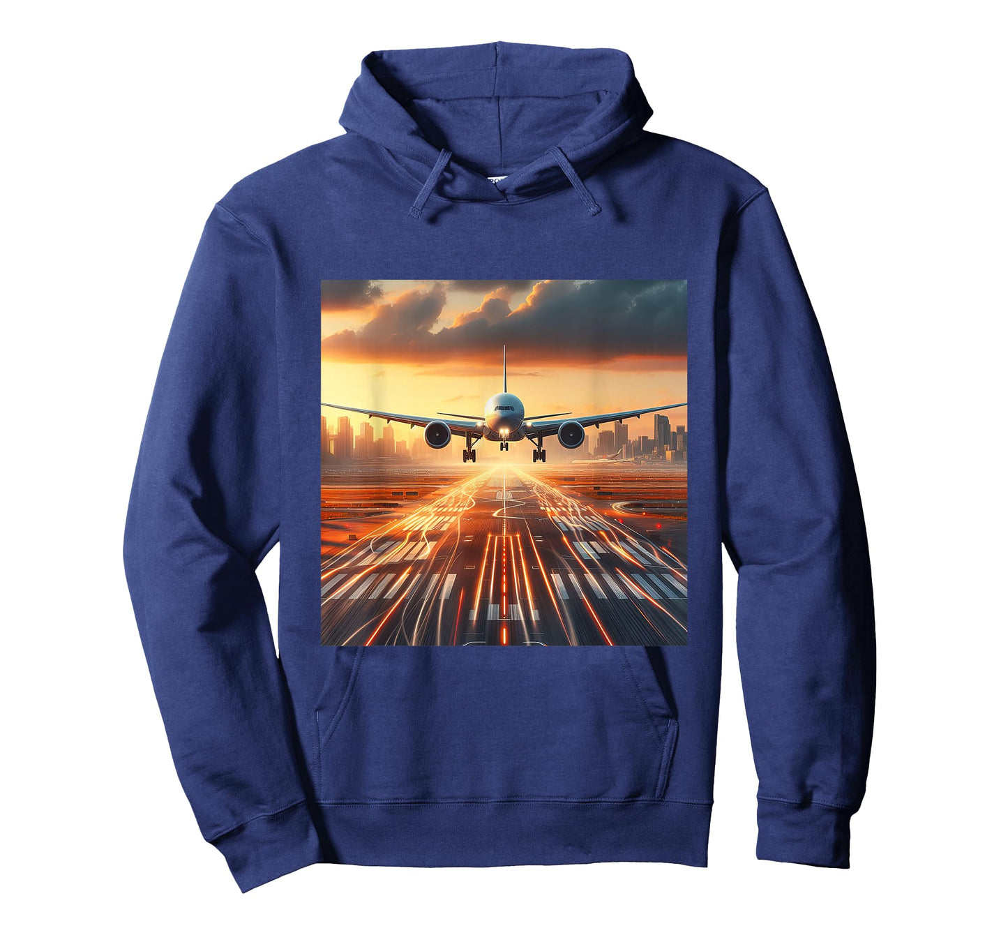 B-777 Aircraft Aviation Airplane Airport Runway Landing T-Shirt