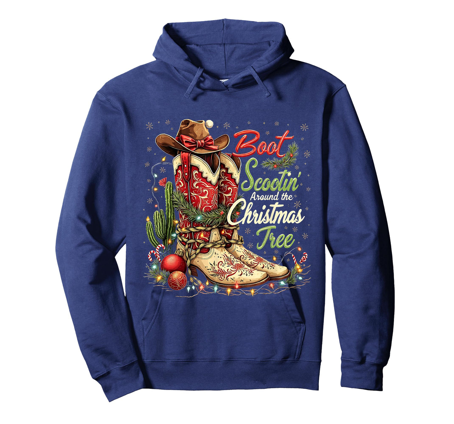 Cowgirl Howdy Christmas Y'all Xmas Wild West Coquette T-Shirt