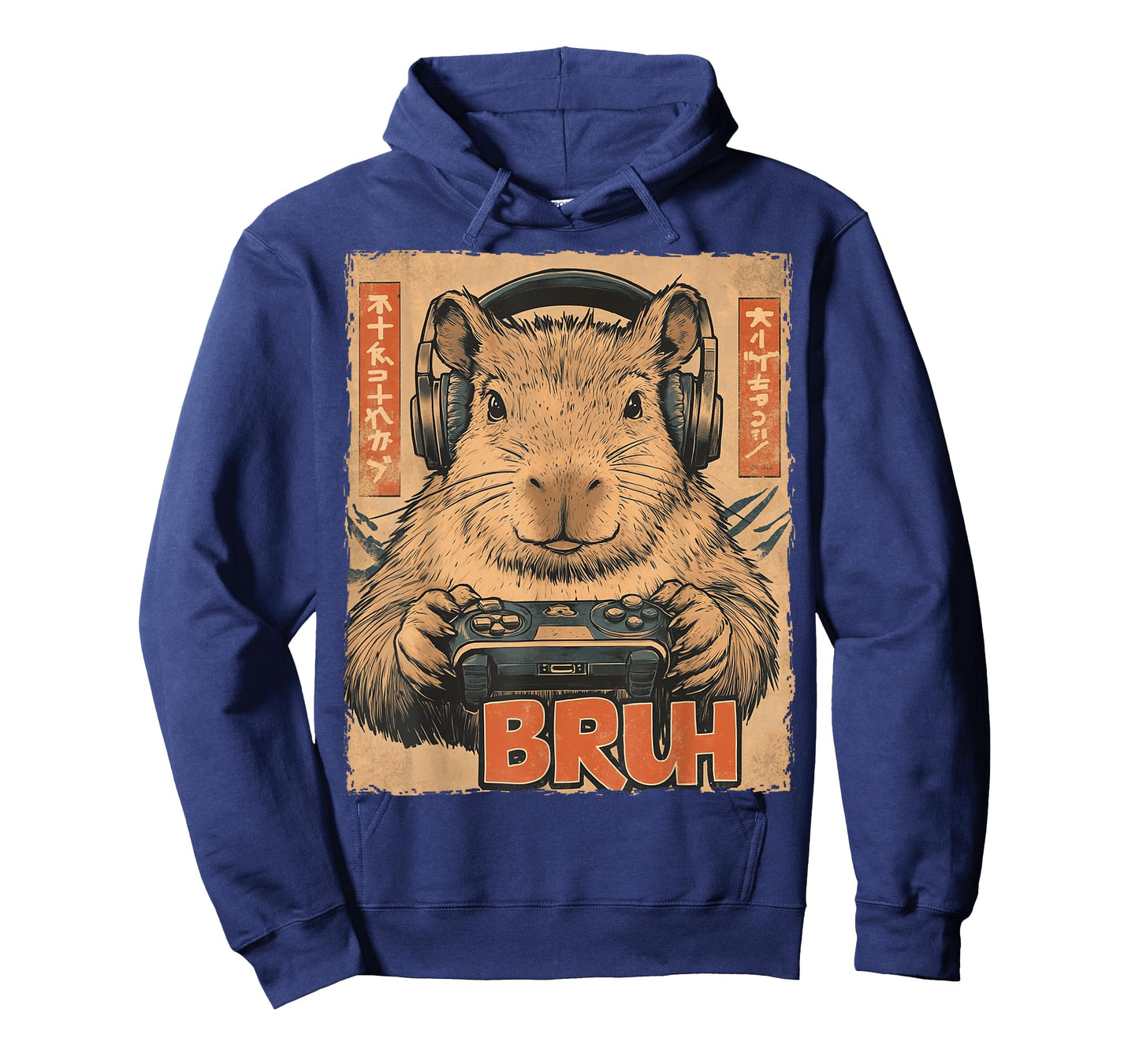 Funny Capybara Bruh Video Games Japanese Anime Manga Kawaii T-Shirt