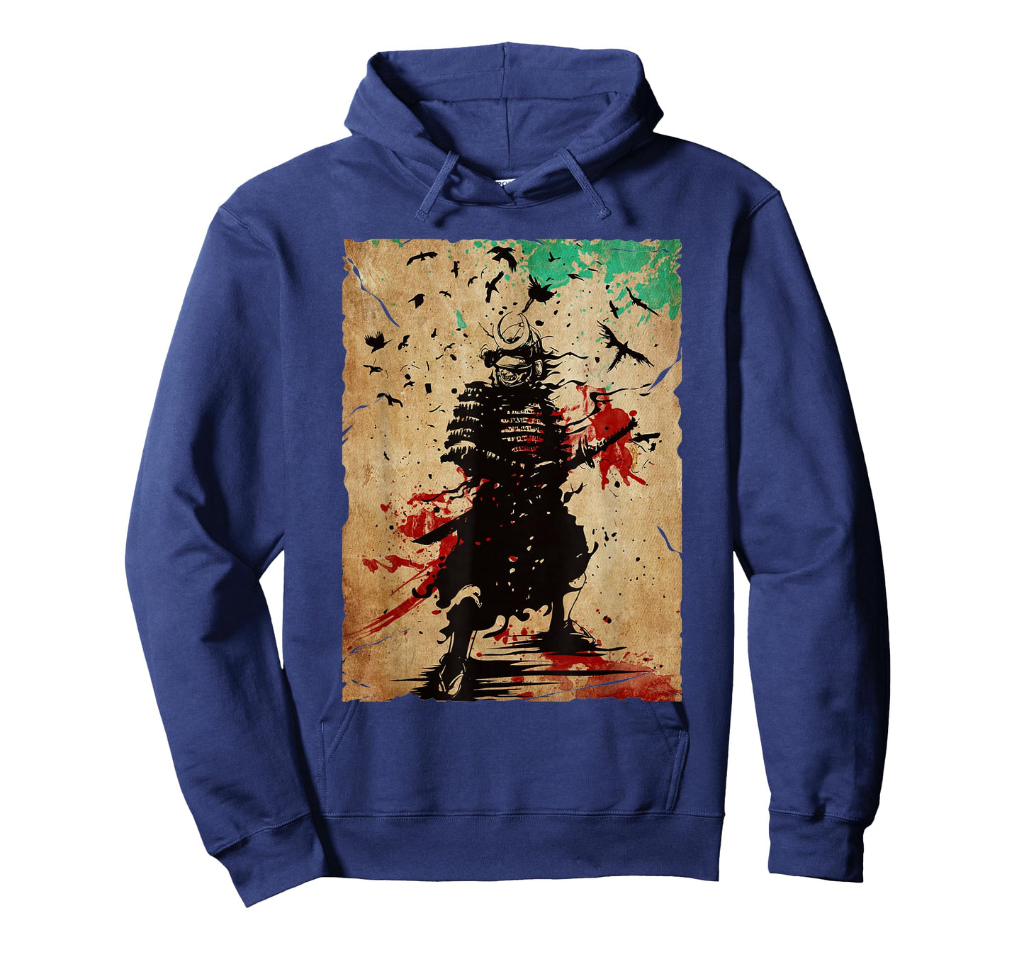 Japanese Vintage Samurai Fighter Retro Art Design T-Shirt