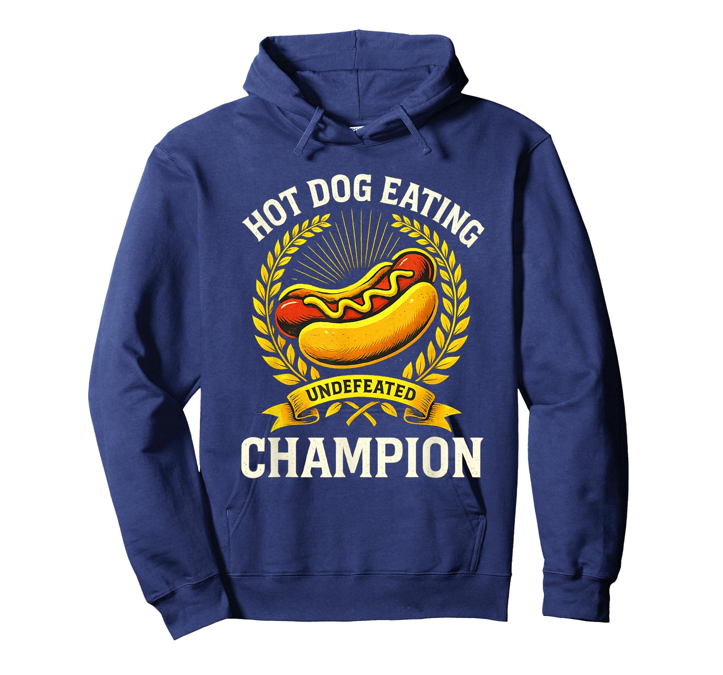 Hot Dog Eating Champion Undefeated Funny Winner T-Shirt