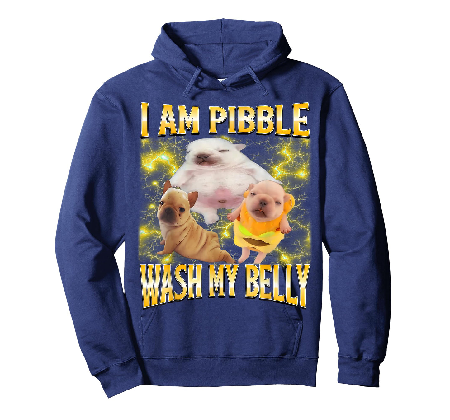 I Am Pibble Wash My Belly Pibble Meme Funny Dog Brainrot T-Shirt
