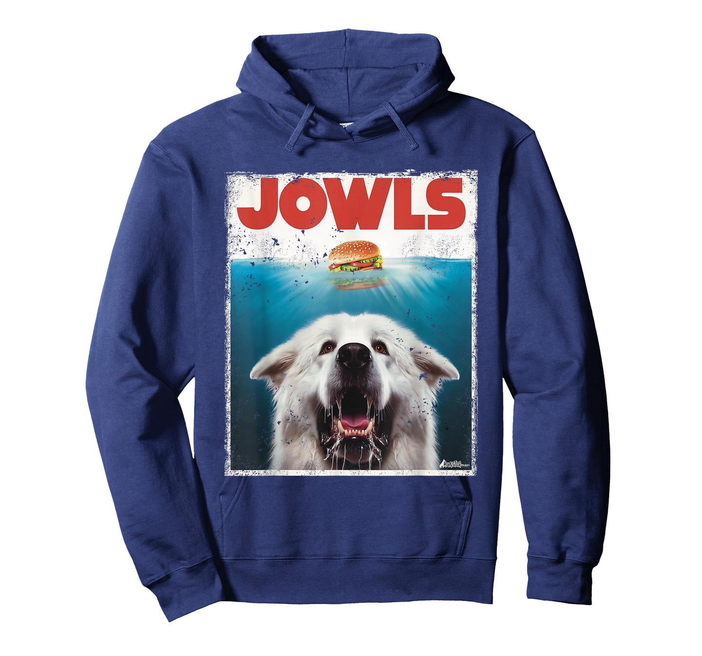 Funny Great Pyrenees Jowls Burger, Gentle Giant Cute Dog Mom T-Shirt