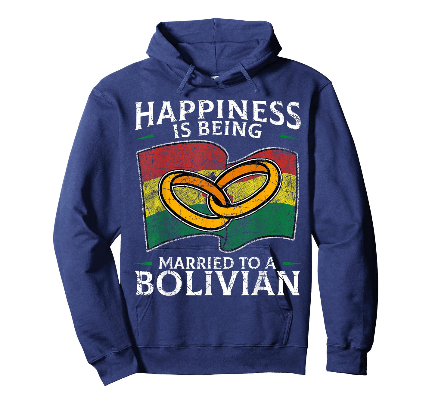 Bolivian Marriage Bolivian Married Flag Wedded Culture T-Shirt