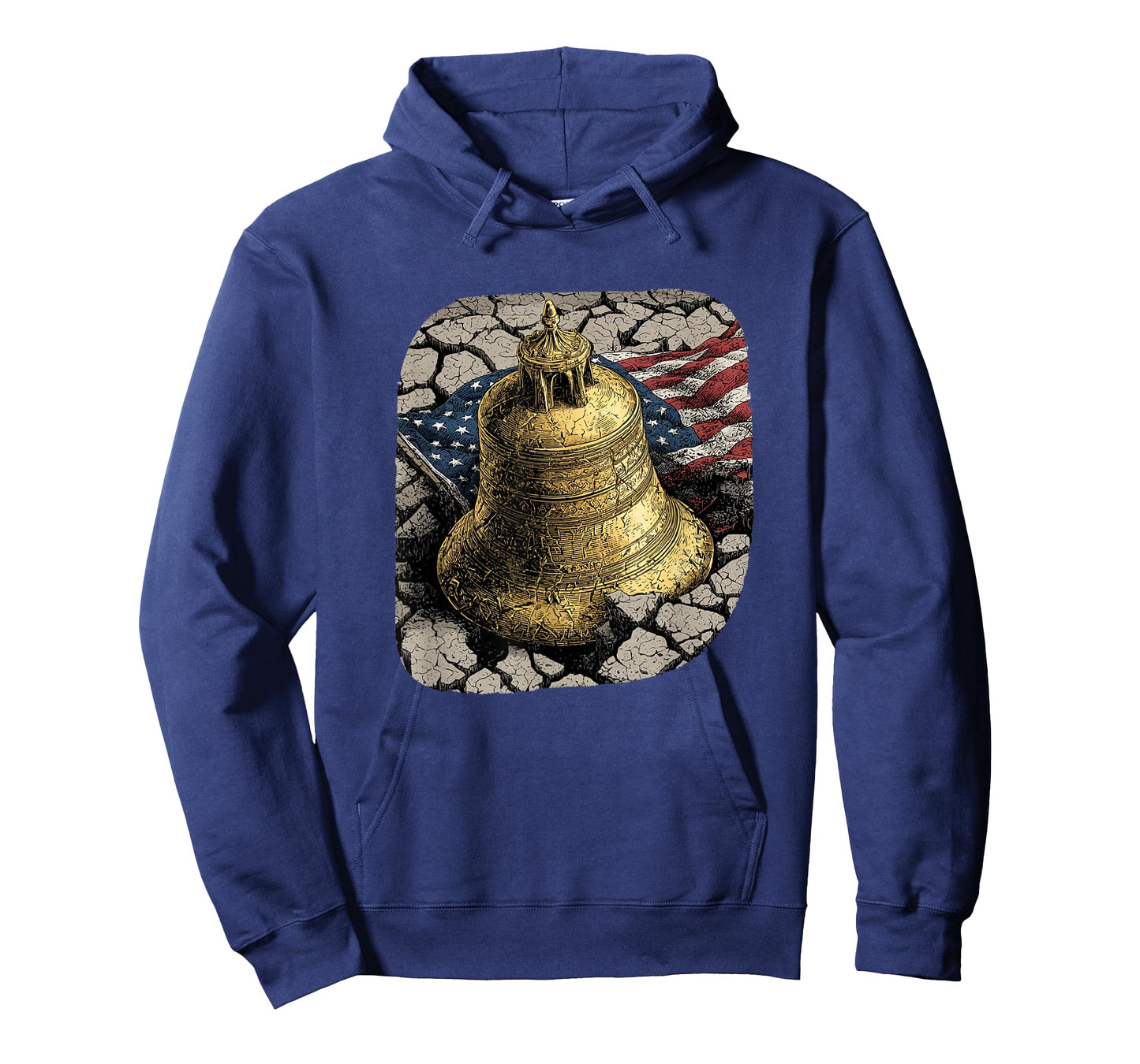 Awesome Flag with Liberty Bell in US Colors T-Shirt