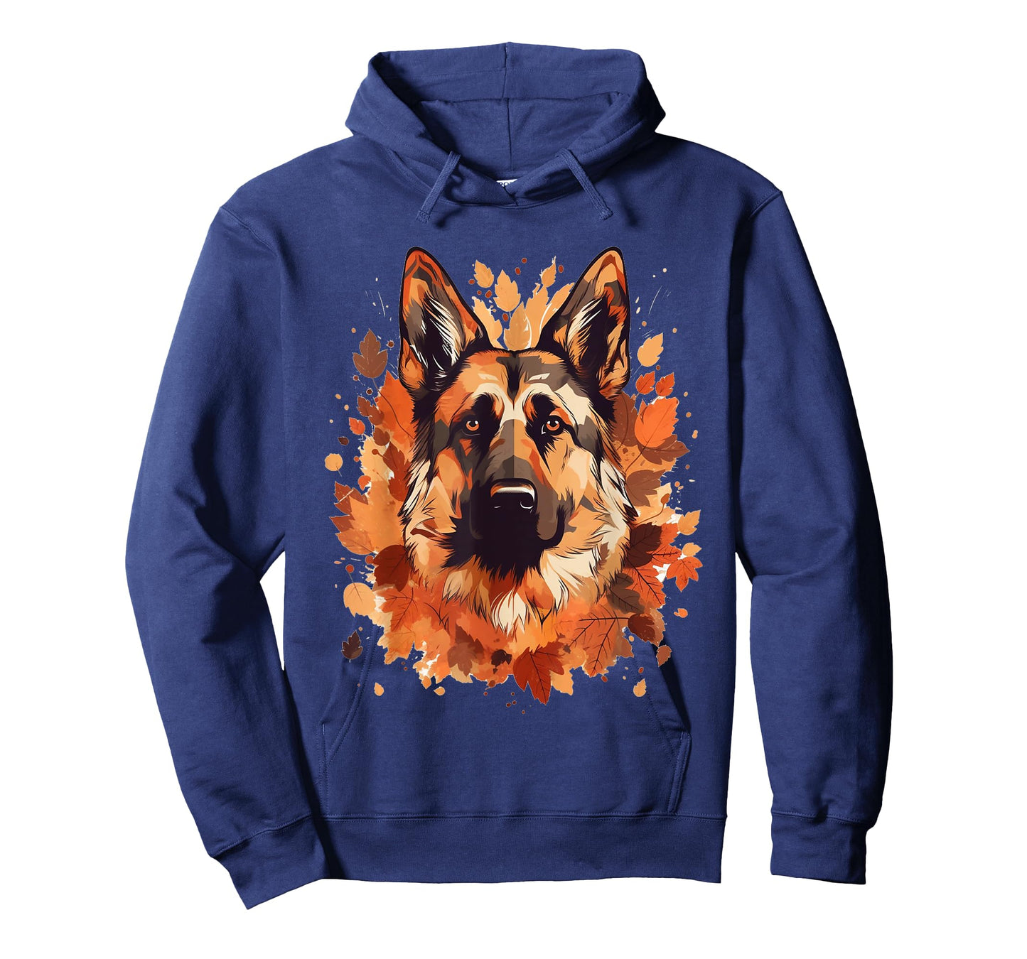 German Shepherd Fall Leaves Thanksgiving Day Dog Lover Puppy T-Shirt