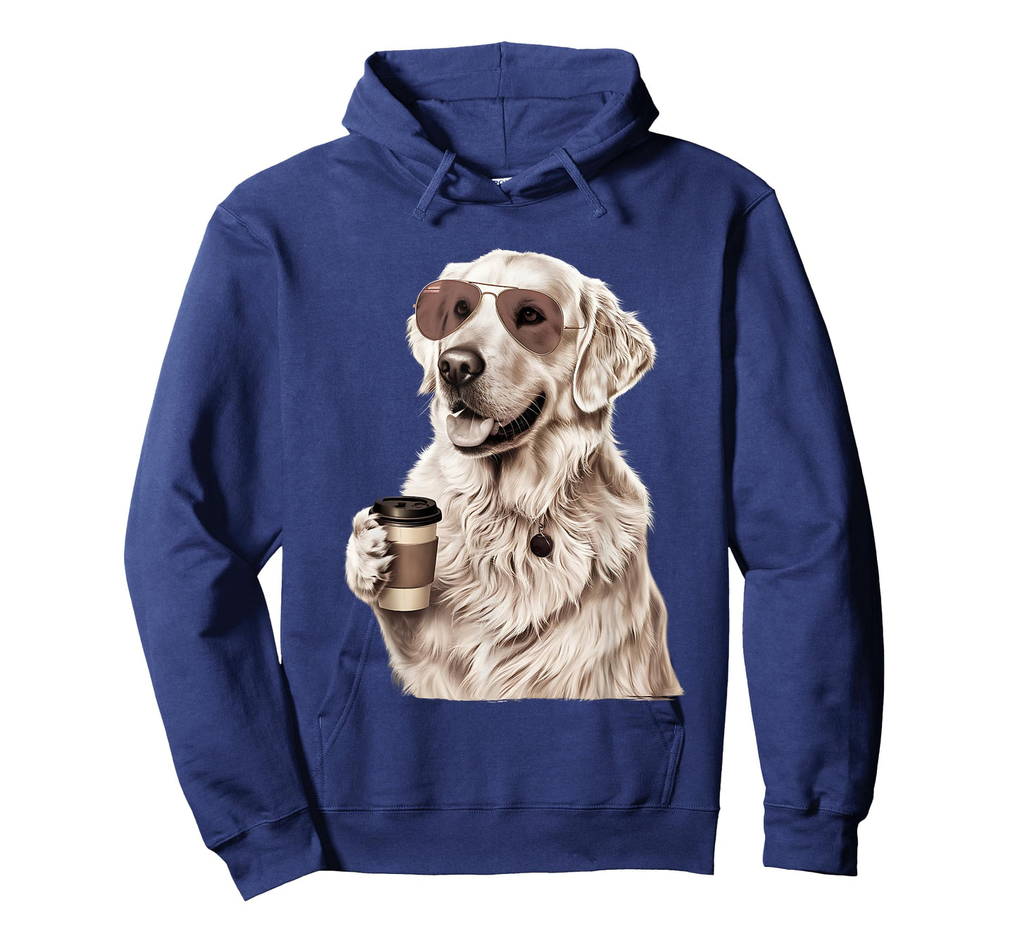 English Cream Golden Retriever Coffee Dog Mom Dad T-Shirt