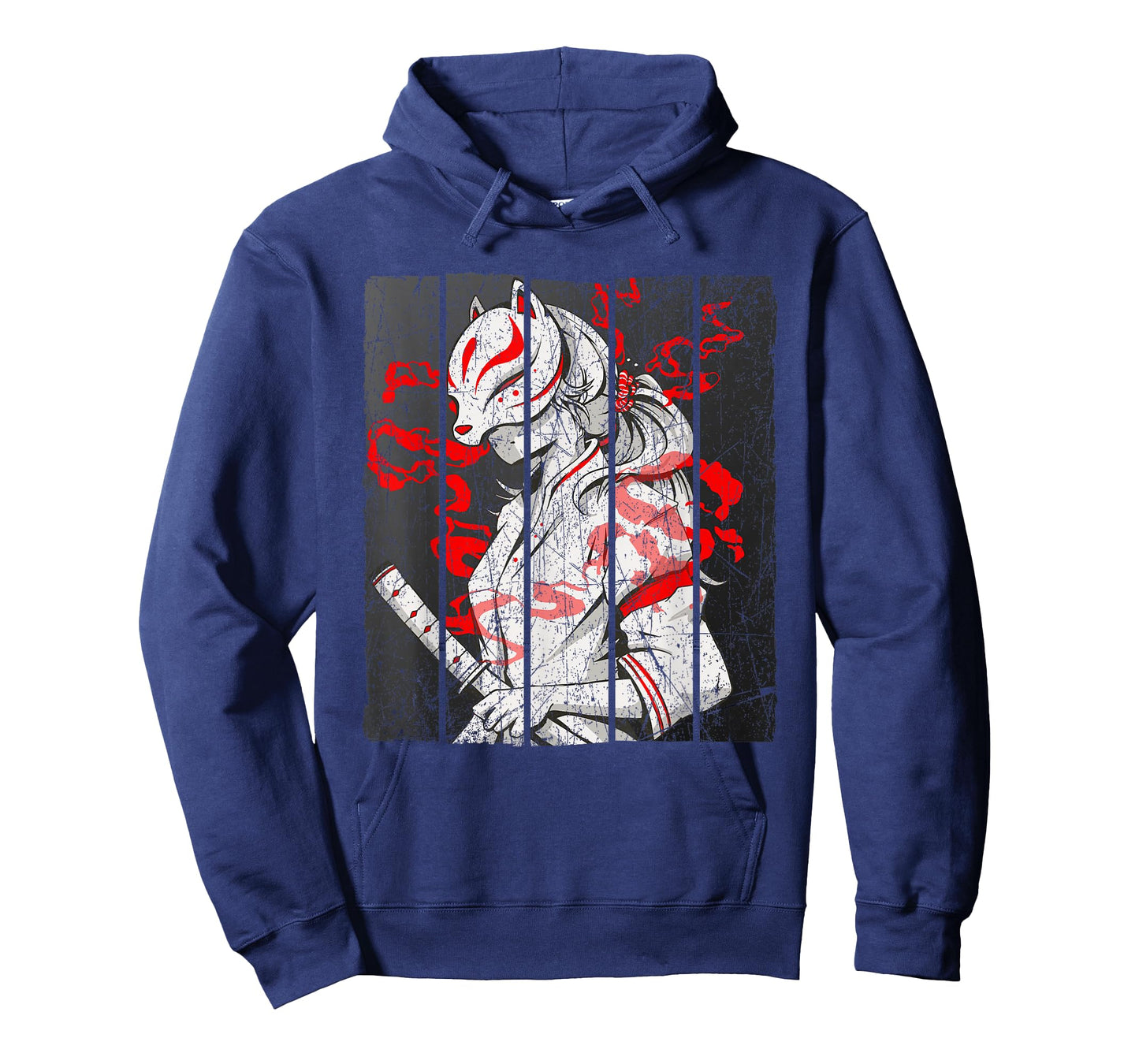 Japanese Mask Fox Aesthetic Kitsune Inari Oni Anime T-Shirt
