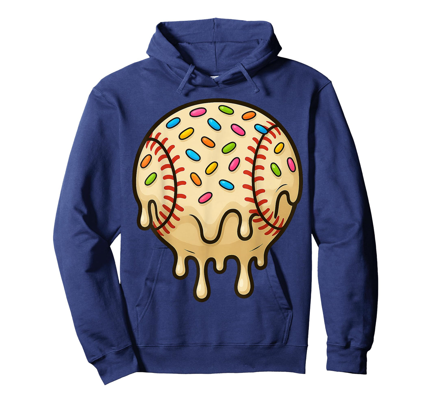 Baseball Drip Team for Boys and Girls Ice Cream Cool T-Shirt