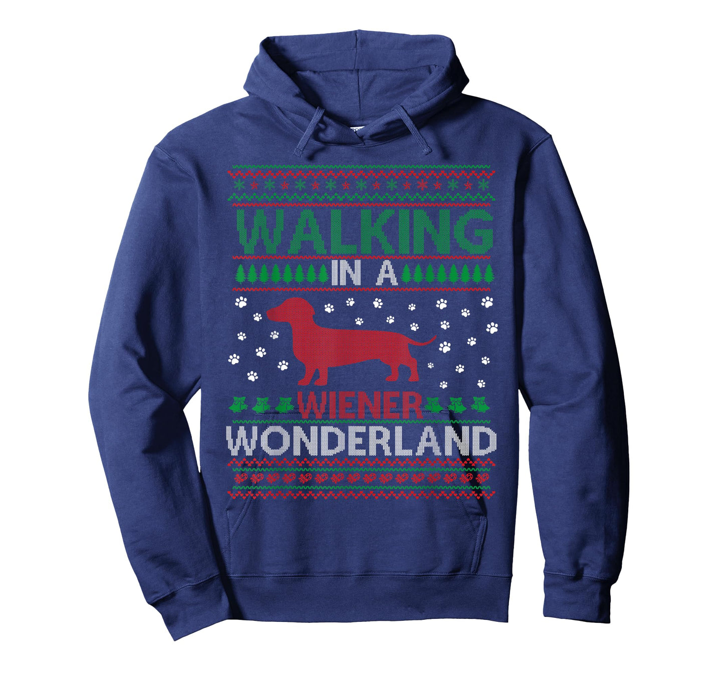 Walking in a Weiner Wonderland Funny Christmas Awesome T-Shirt