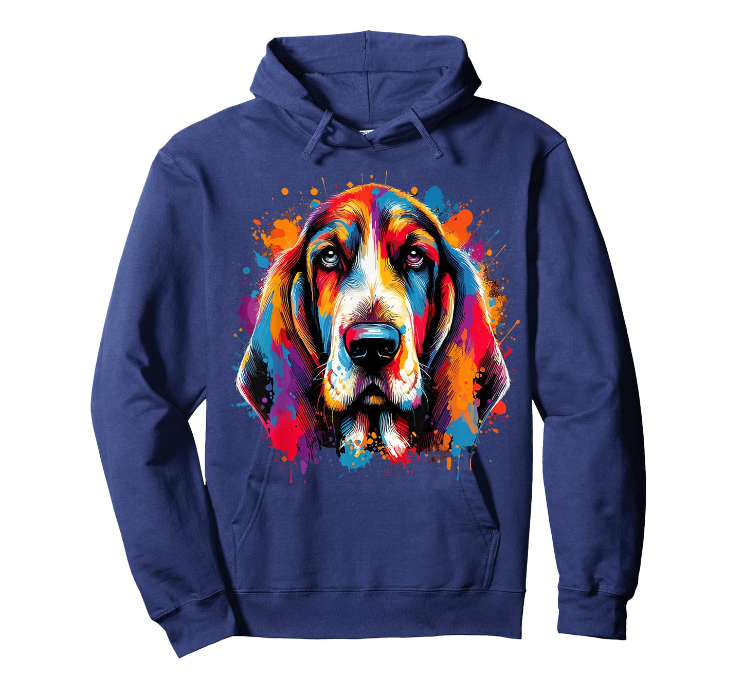 Basset Hound Splash Art T-Shirt