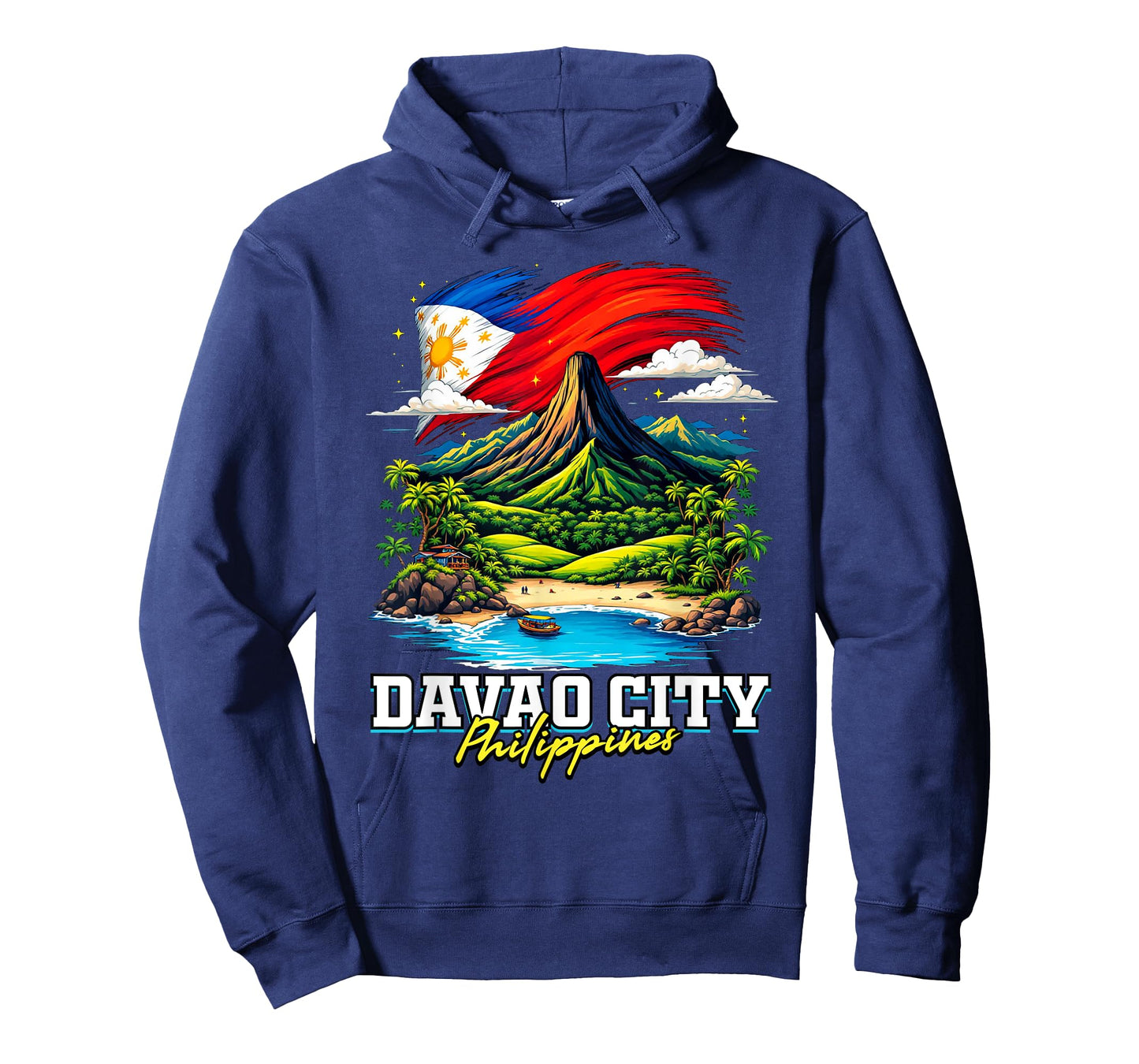 Davao City Philippines Souvenir Filipino Flag T-Shirt