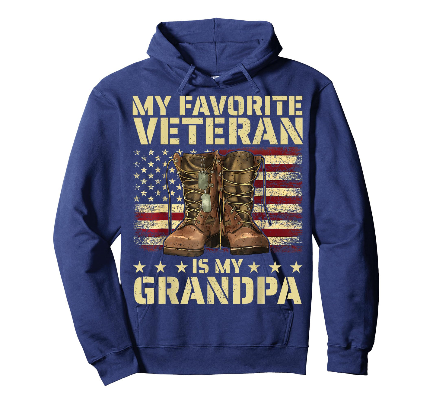 My Favorite Veteran is My Grandpa Grandfather Veterans Day T-Shirt