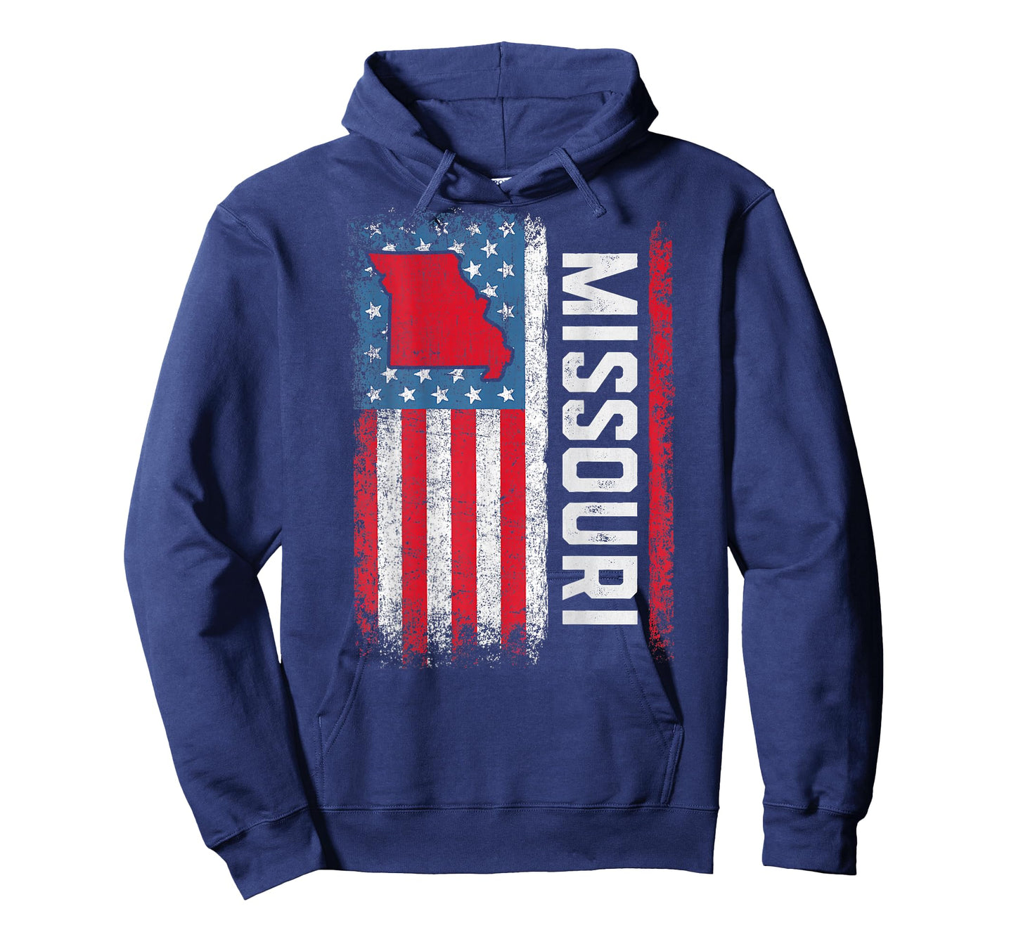 Vintage Missouri State USA Flag Shirt Missouri (On Back) T-Shirt