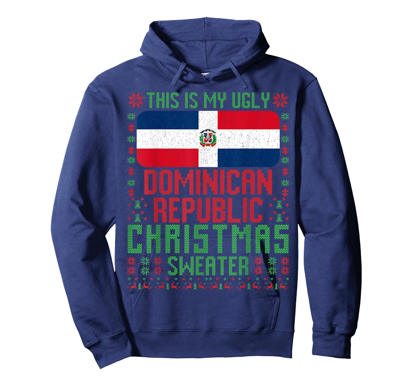Dominican Republic Ugly Christmas Sweater T-Shirt