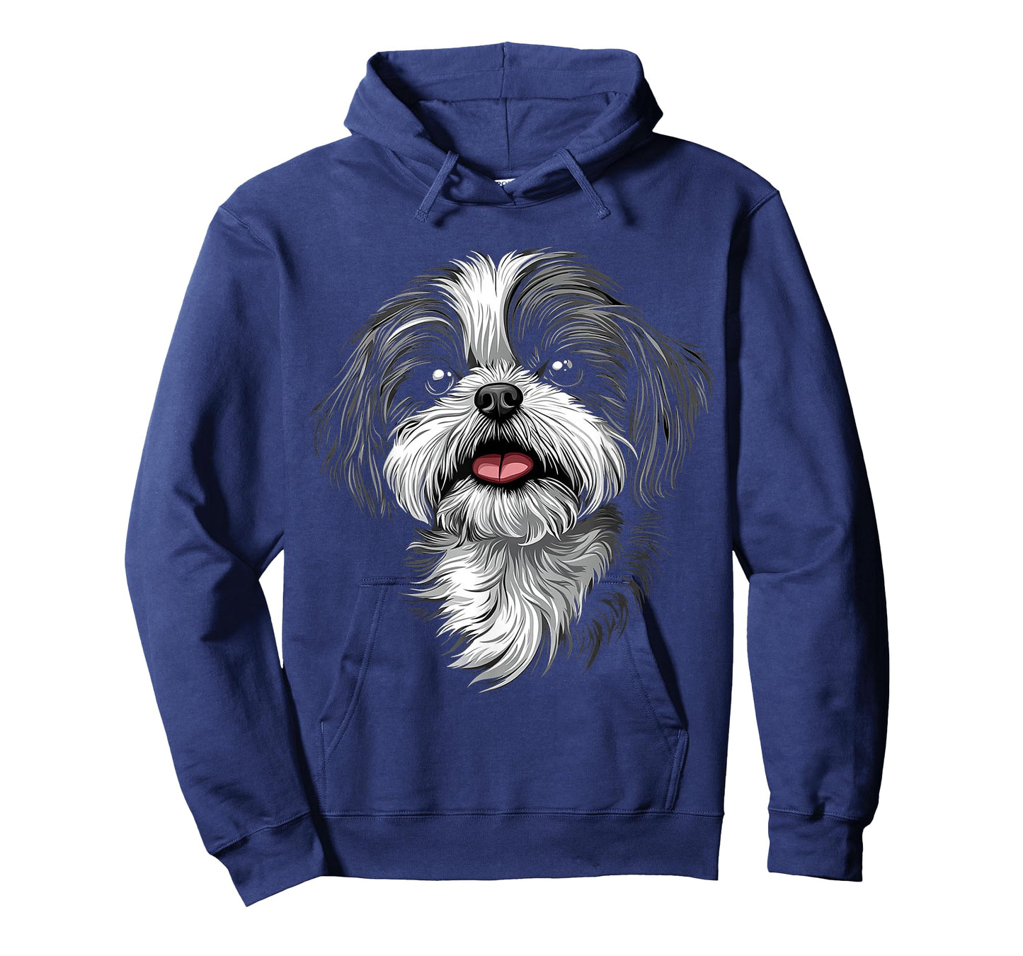 Shih Tzu Dog Motif Pet Illustration Shih Tzu T-Shirt