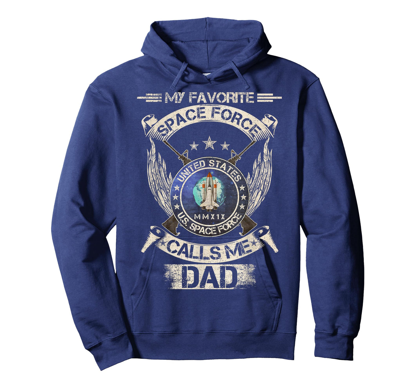 Vintage My Favorite US Space Force Veteran Calls Me Dad T-Shirt
