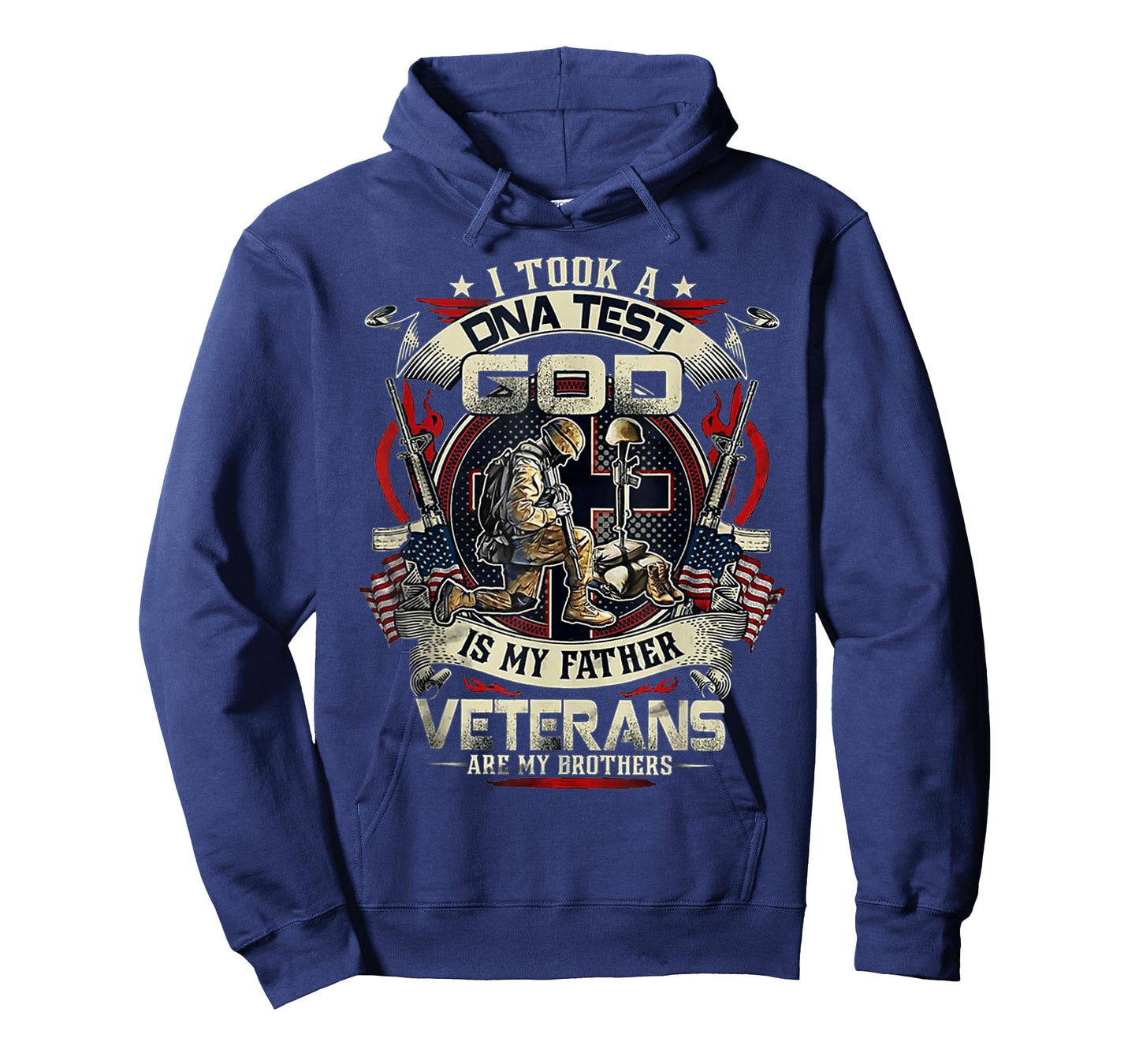 I Took A DNA Test God Is My Father Veterans Brothers T-Shirt