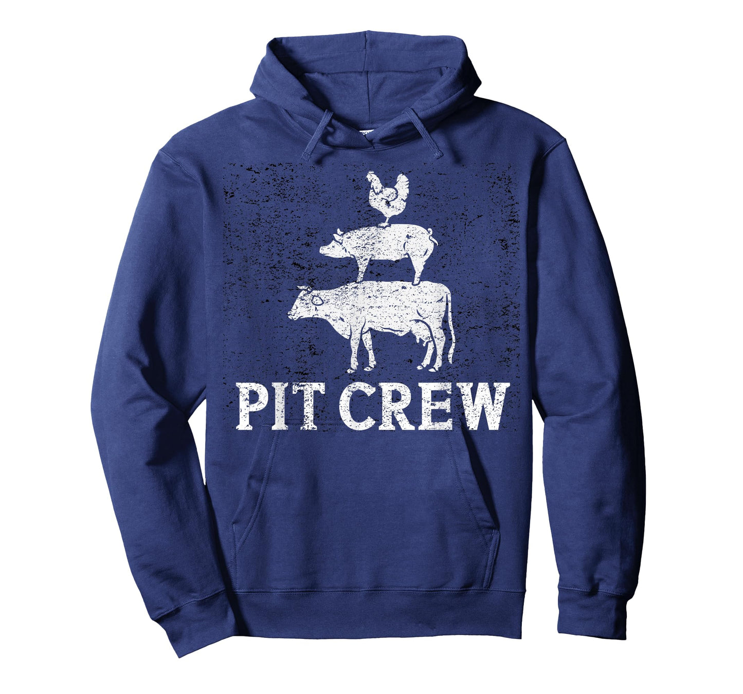 Funny Pit Crew BBQ Grilling Smoking Chicken Pork Beef T-Shirt
