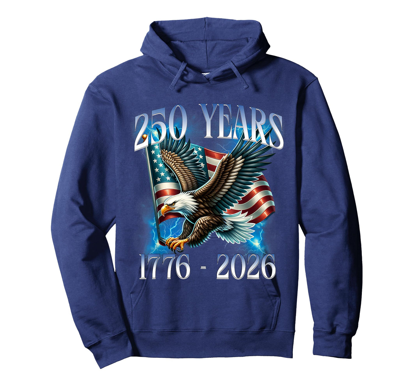 Eagle and Flag 250 Years 1776-2026 250th Birthday T-Shirt