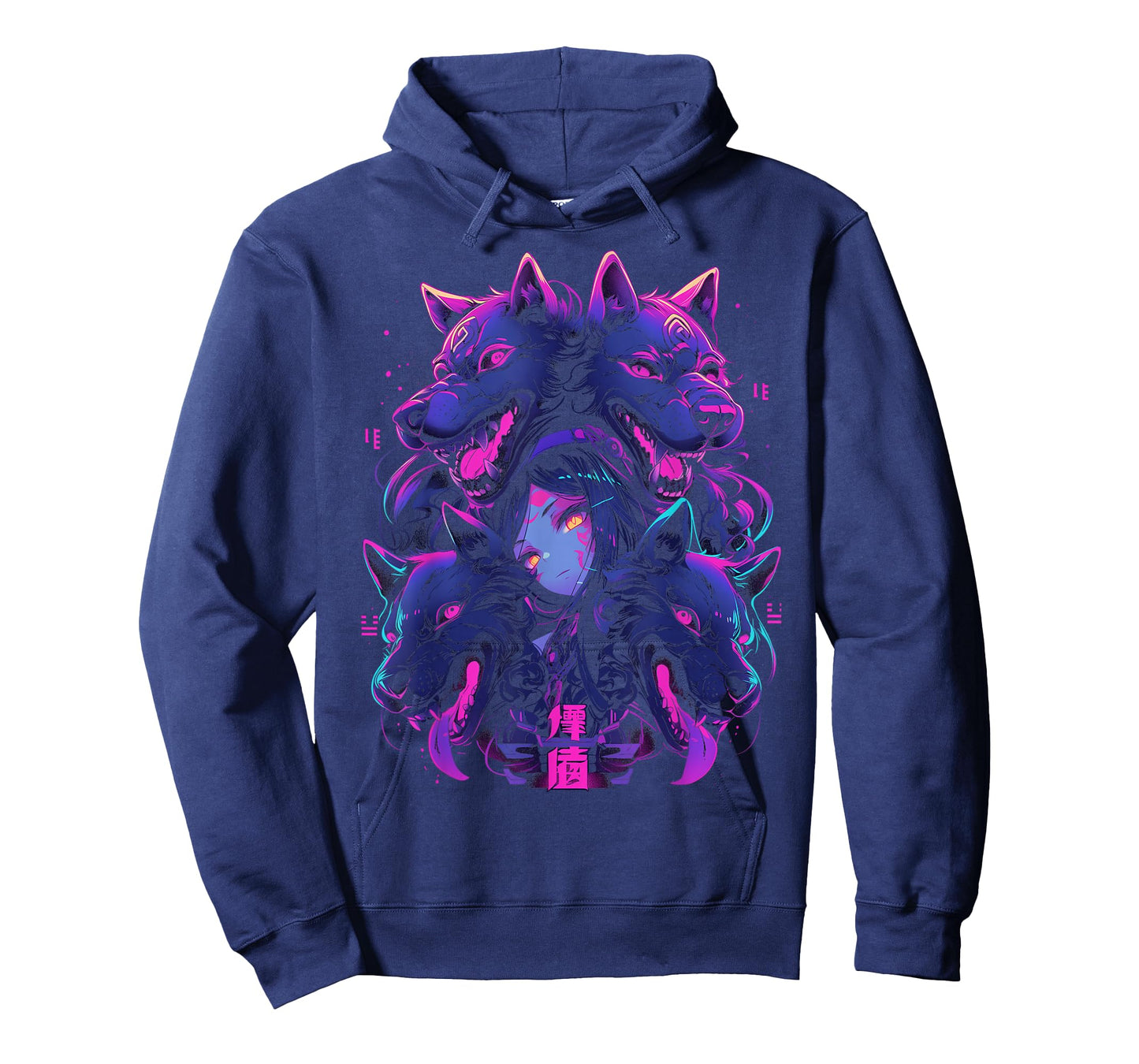Anime Manga Cyberpunk Aesthetic Techwear Harajuku | Wolf T-Shirt