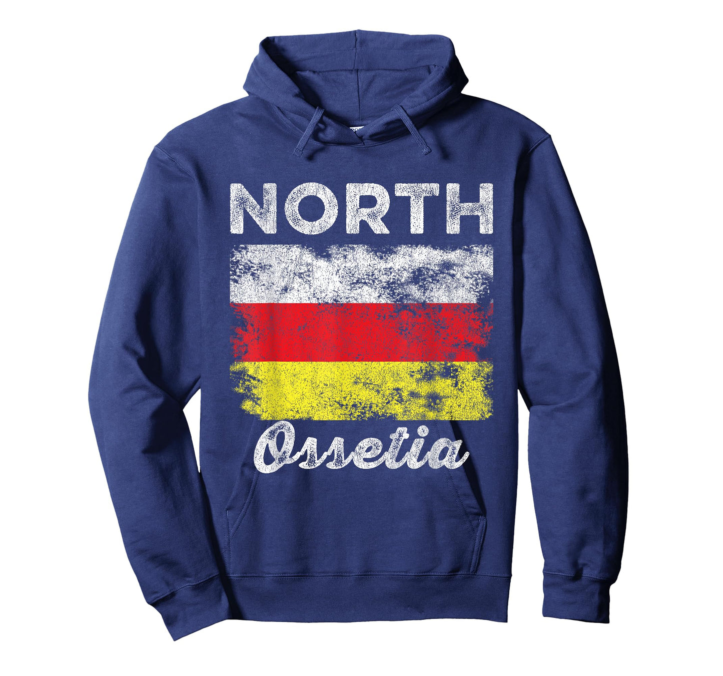 North Ossetia Flag Vintage - Men Women - North Ossetian Flag T-Shirt
