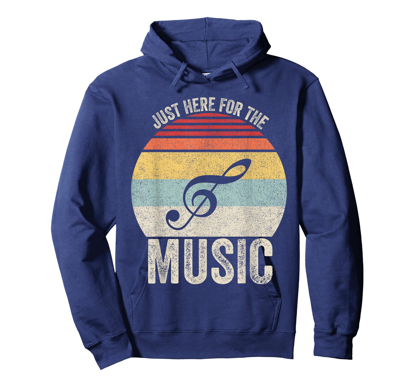 Vintage Retro Just Here For The Music T-Shirt