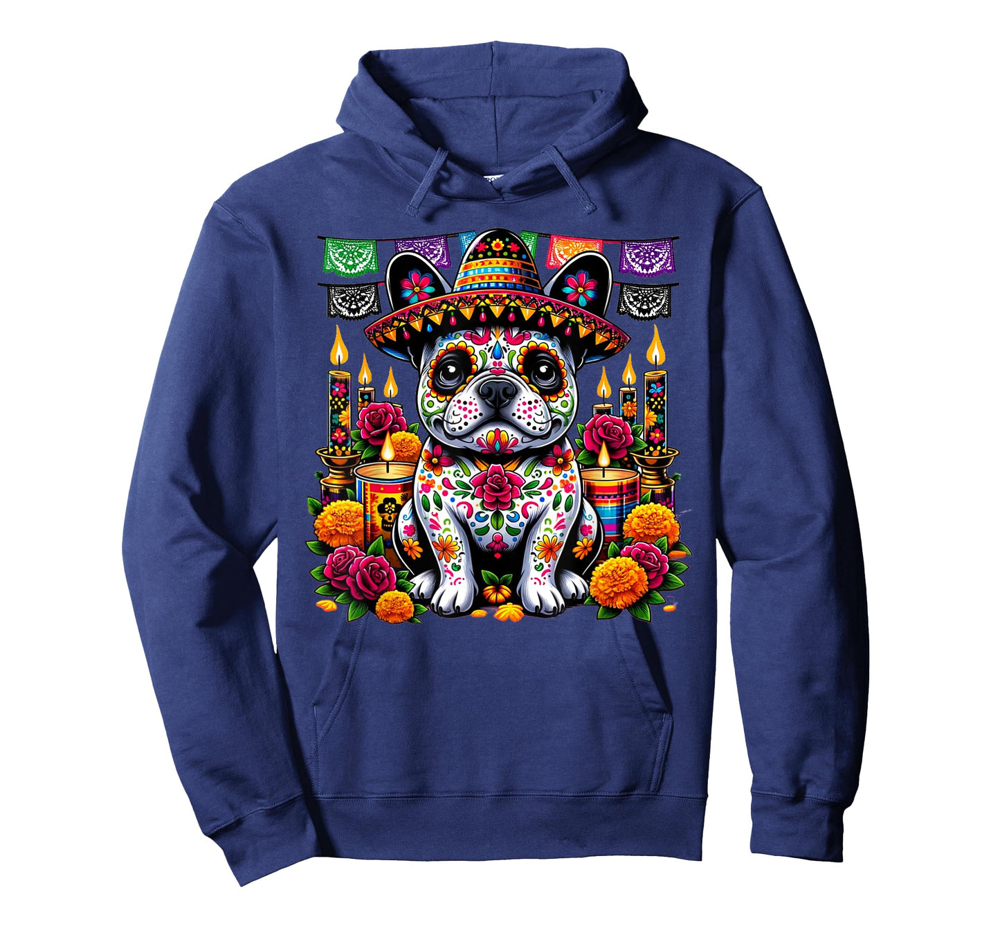 Dia De Muertos Frenchie T-Shirt
