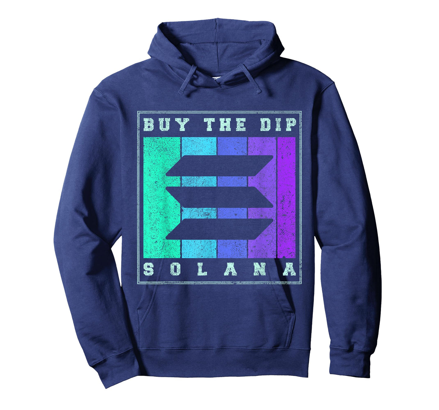 Retro Buy The Dip Solana SOL Crypto Apparel | Vintage Solana T-Shirt