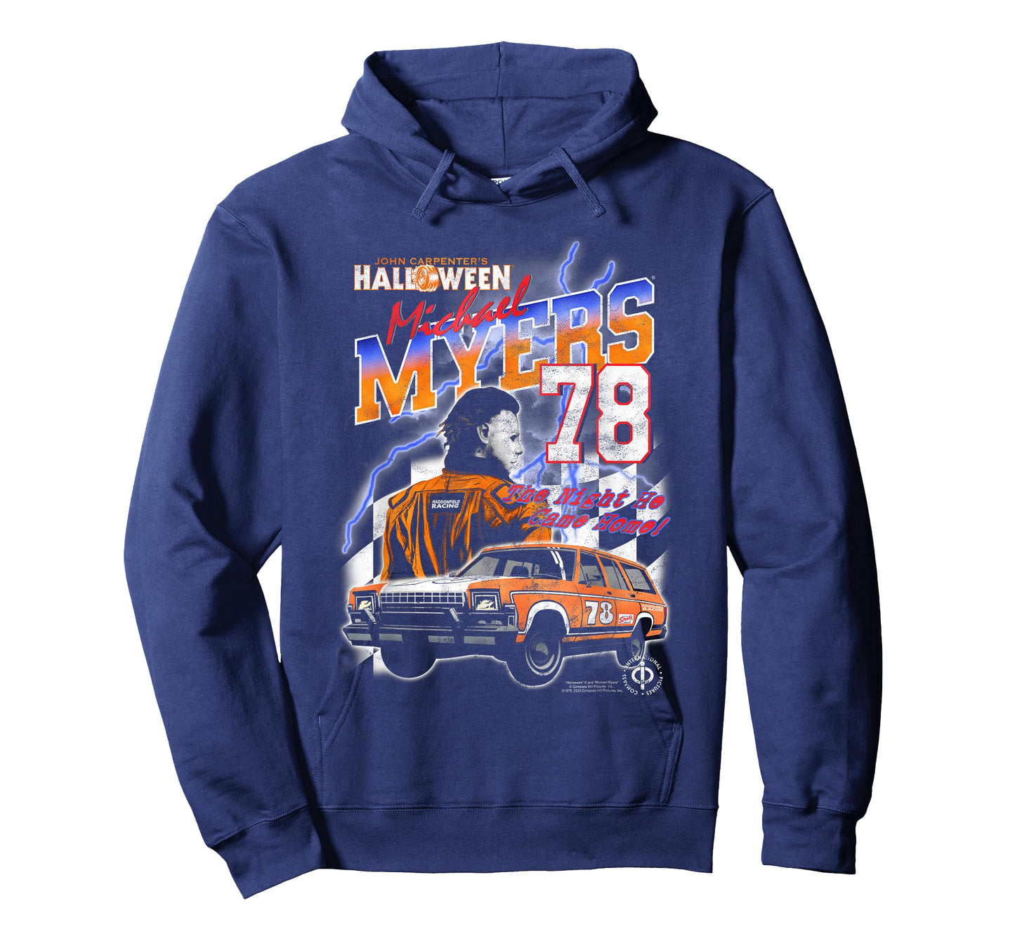 Halloween Haddonfield Racing Michael Myers 78 Horror Movie T-Shirt