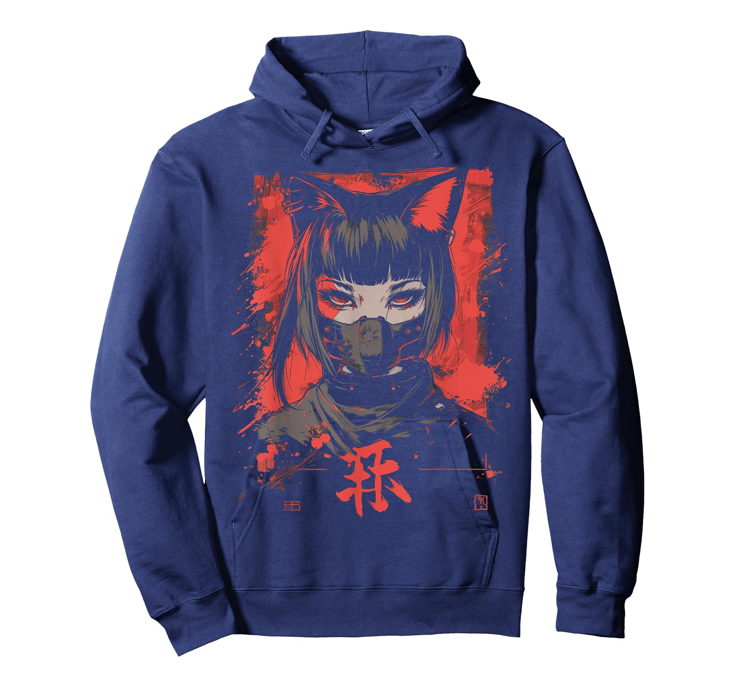 Anime Manga Punk Neko Cat Girl | Cyberpunk Japanese Harajuku T-Shirt