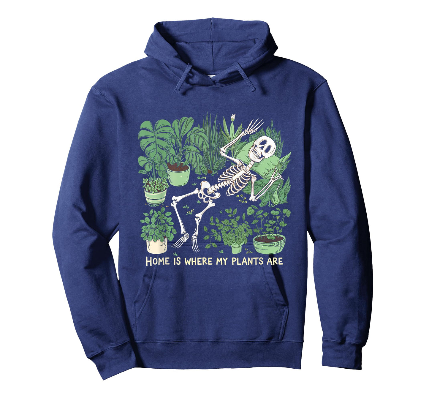 Where My Plants Are Plant Lover Skeleton T-Shirt