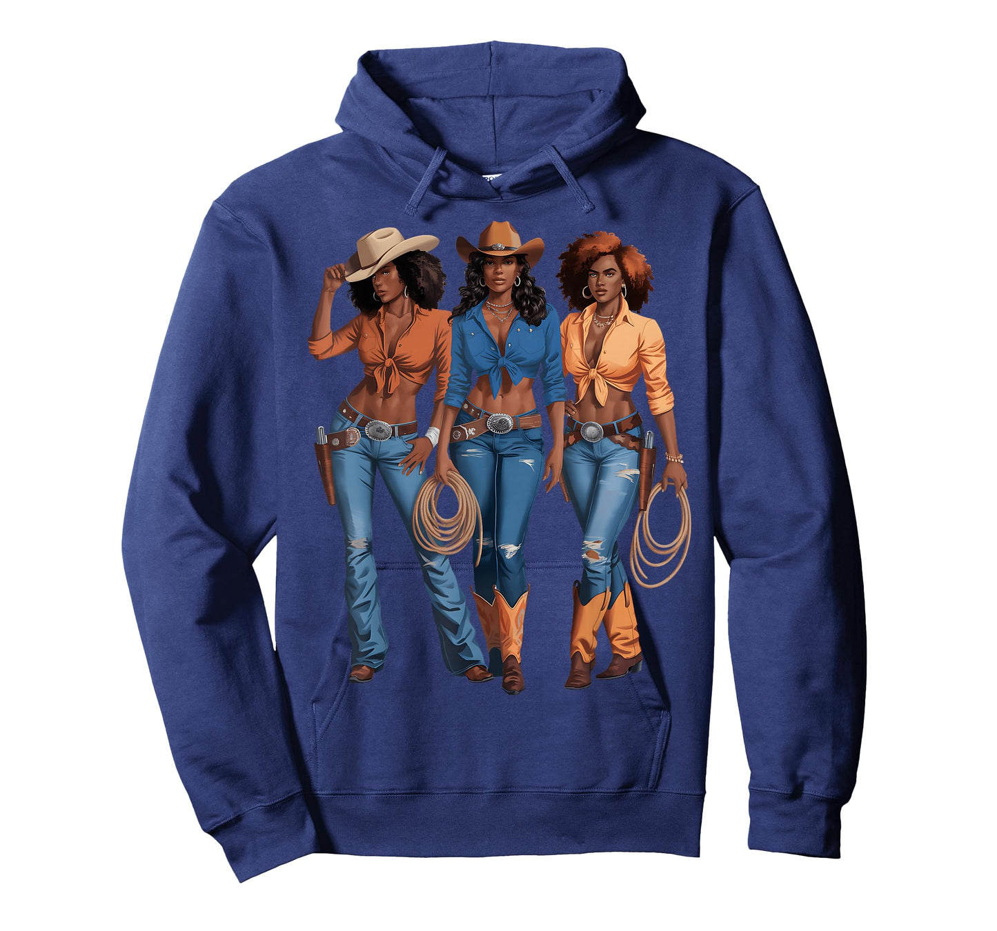 Black Cowgirl Western Country Rodeo African American Cowgirl T-Shirt