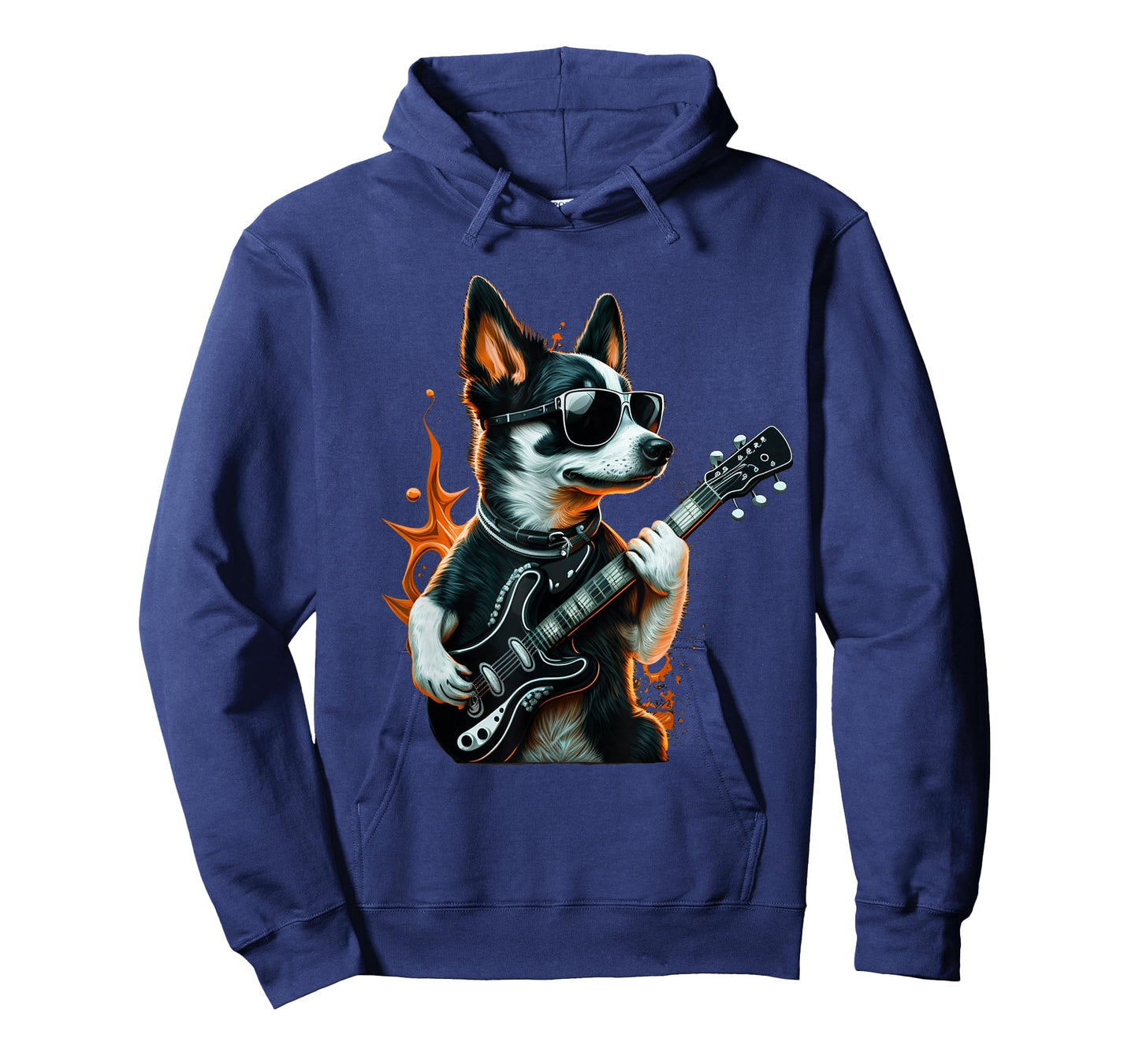 Rock & Roll Dog playing a guitar T-Shirt