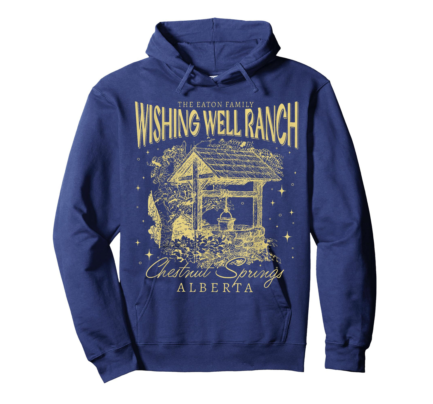 Rustic Wishing Well Ranch Alberta Vintage Drawing T-Shirt