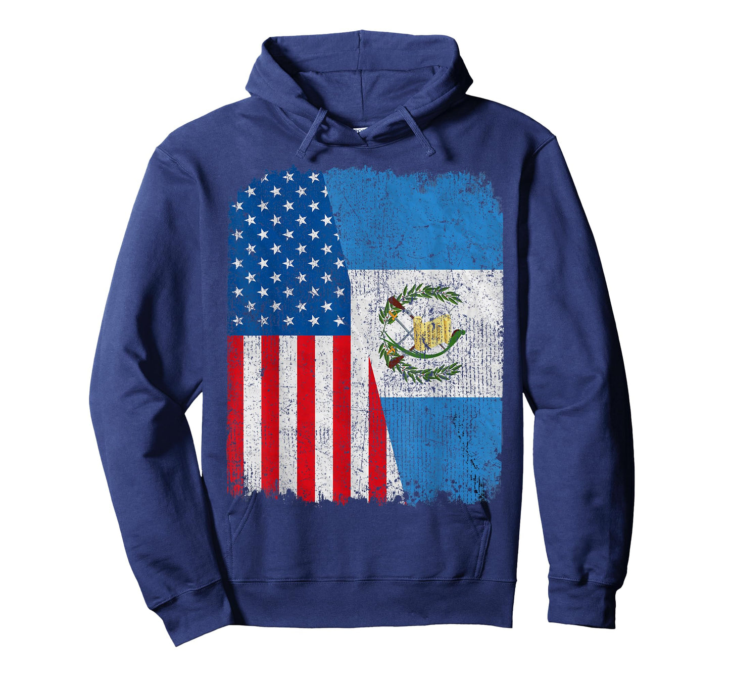 Guatemalan American Flag Half USA Guatemala Root Proud T-Shirt