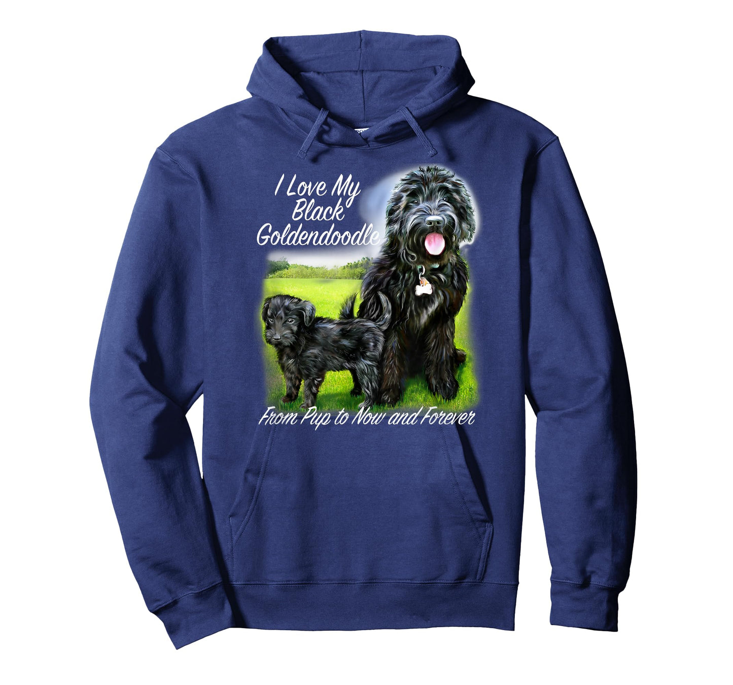 Golden Doodle I Love My Black Goldendoodle From Pup Forever T-Shirt