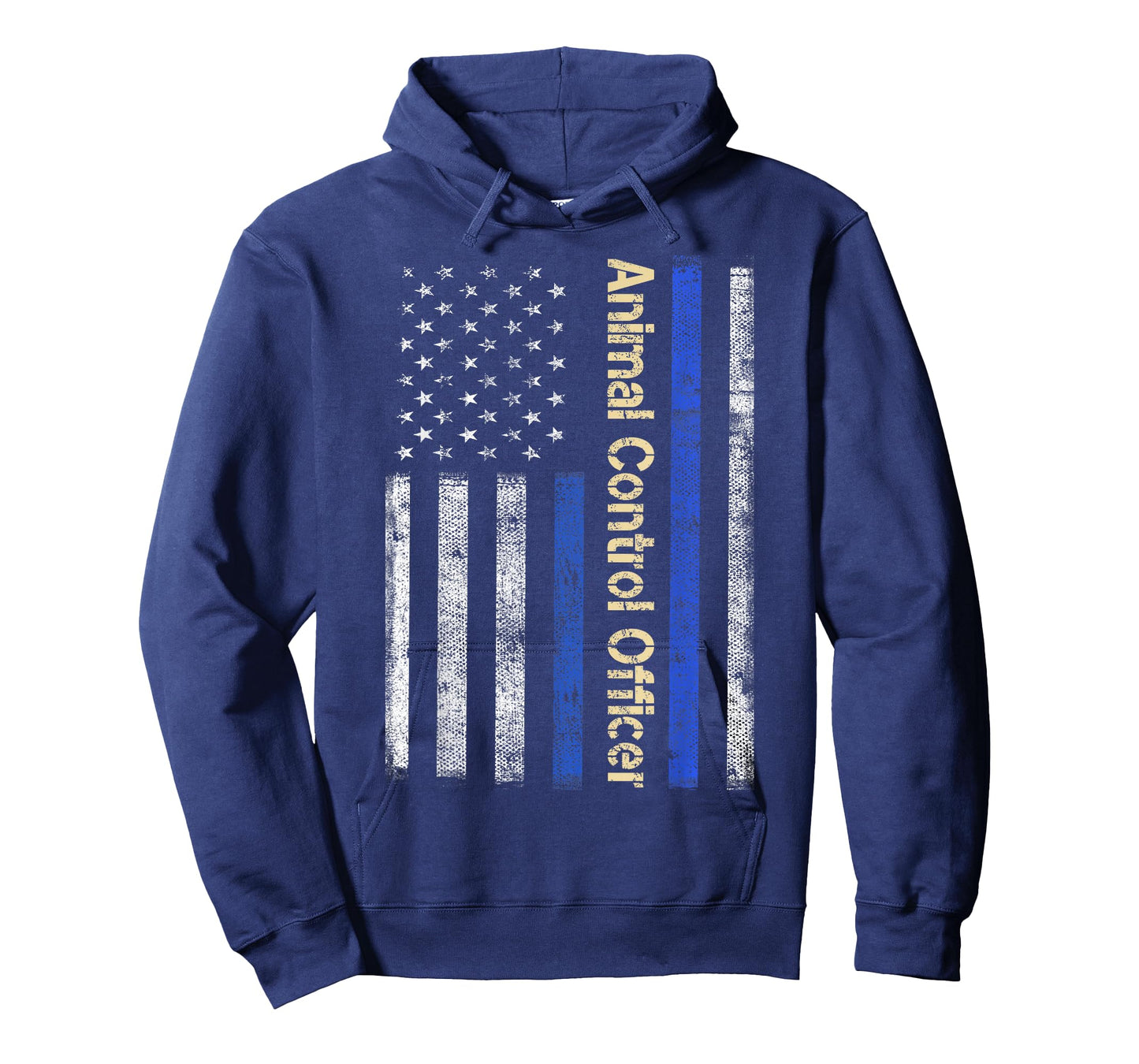Vintage USA Animal Control Officer American Flag Patriotic T-Shirt