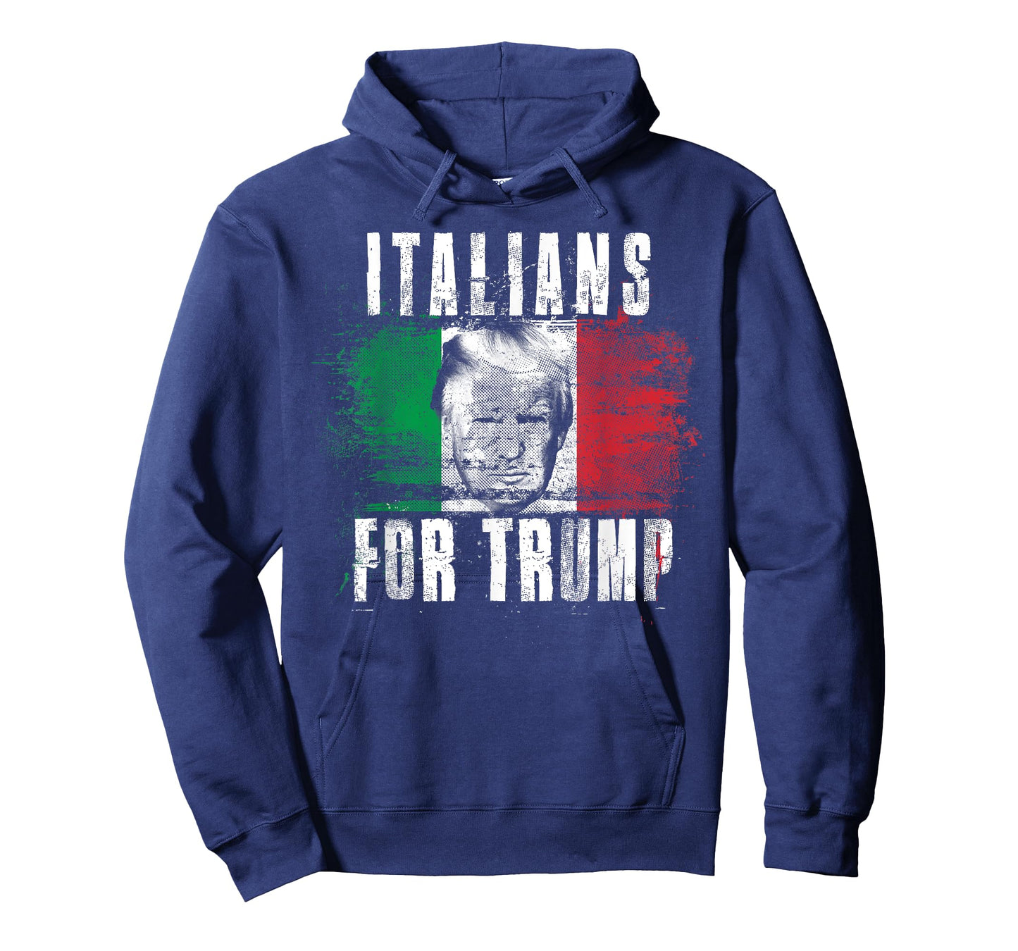 Italians For Trump - American and Italy Patriotic T-Shirt