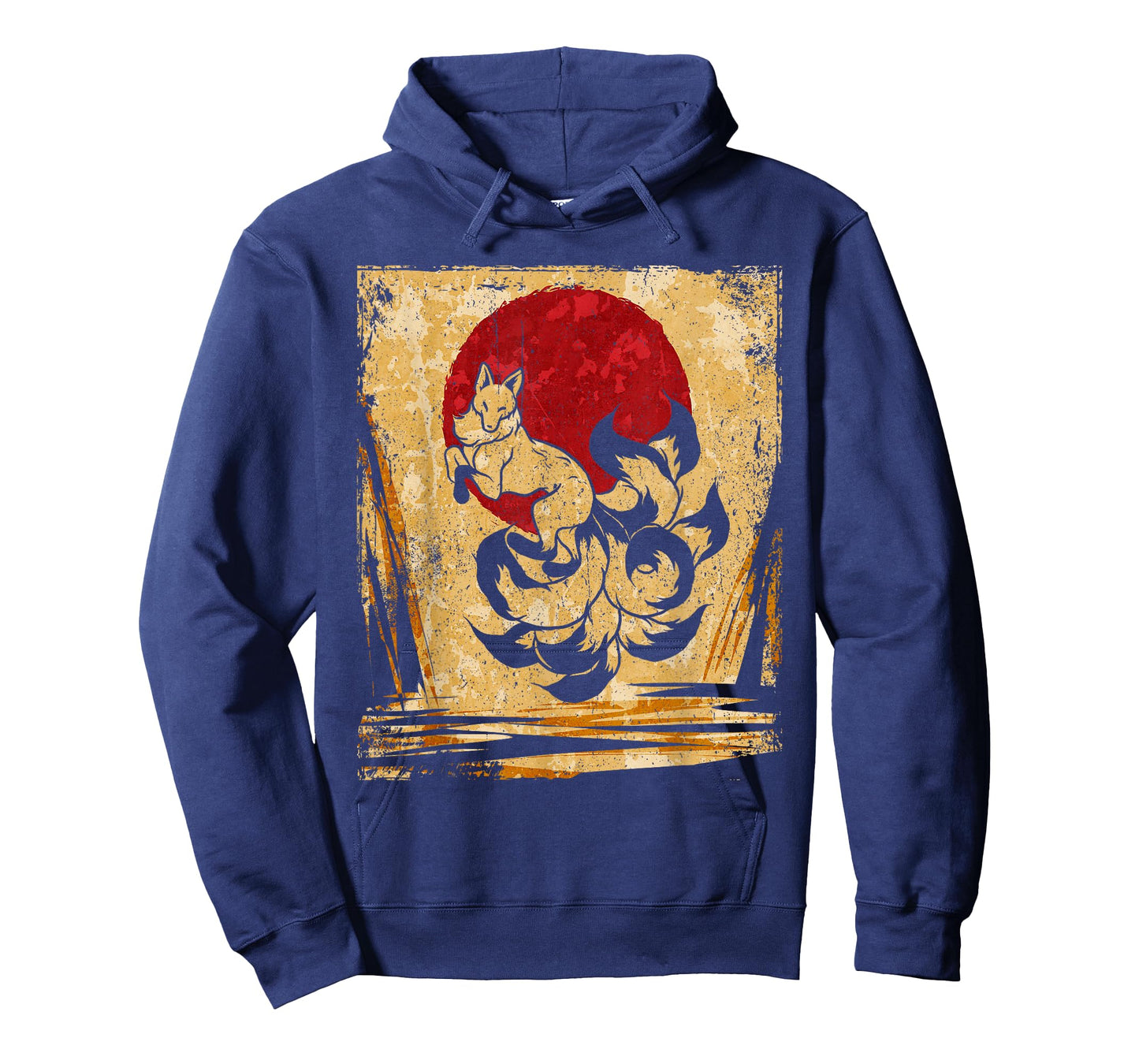 Nine-tailed fox Japanese retro art T-Shirt