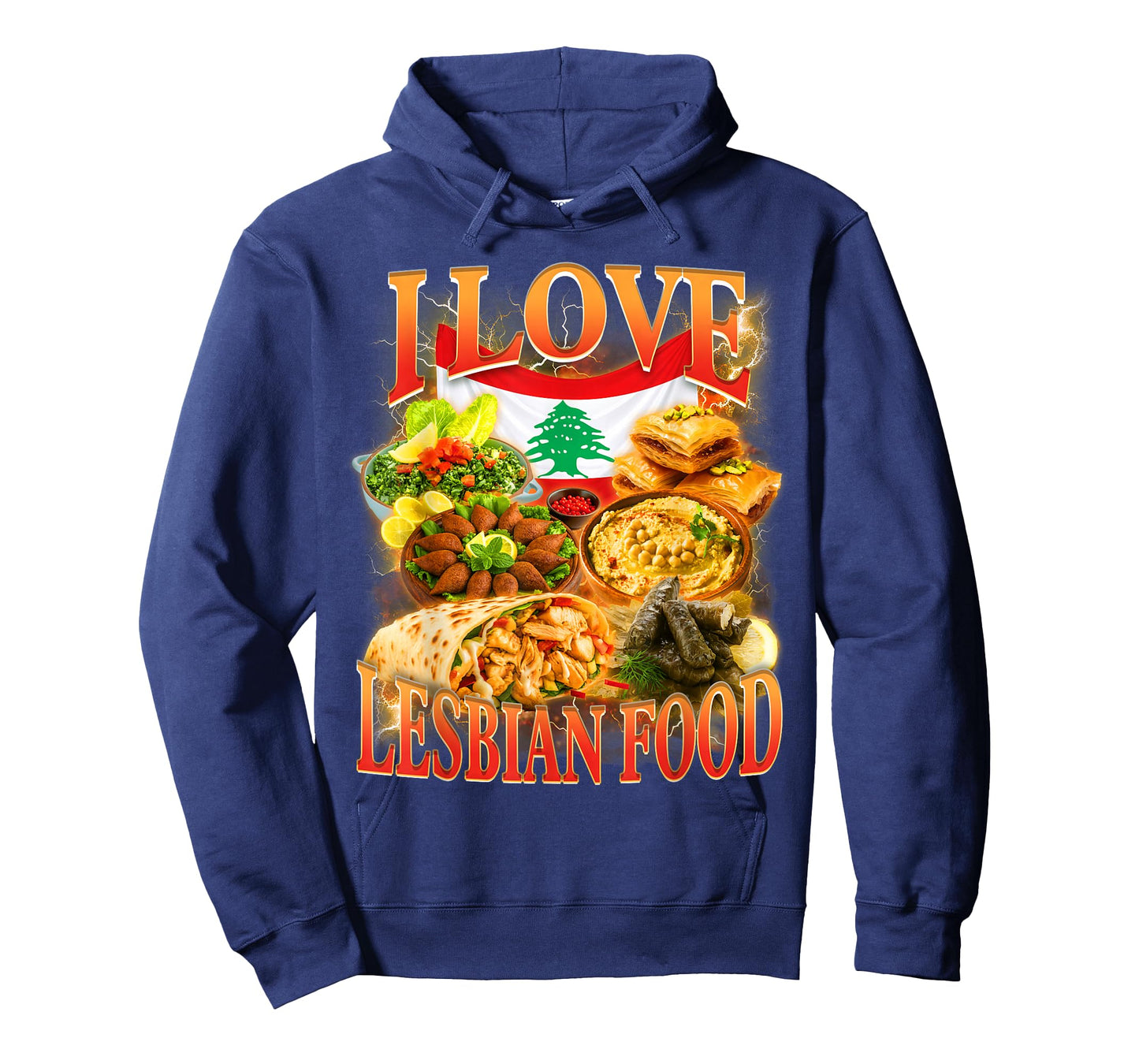 Lebanese Cuisine Meet Me in Lebanon I Love Lesbian Food T-Shirt