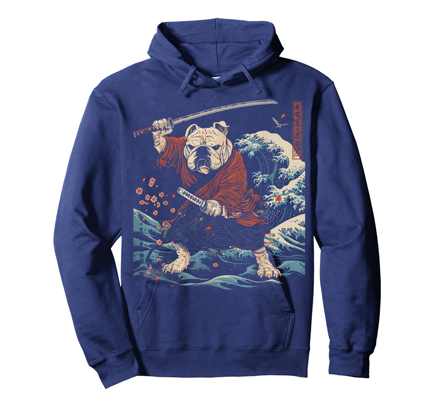 Bulldog Dad Cute Japanese Anime Stuff Samurai Dog Ninja Men Women Kids T-Shirt
