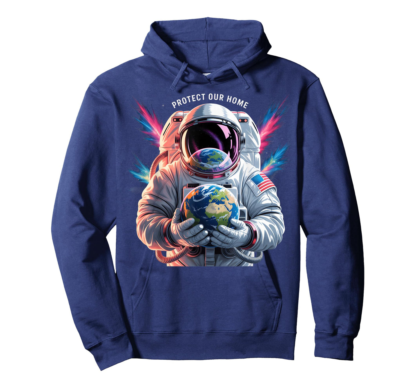 Protect Our Home Astronaut Holding Earth Design T-Shirt