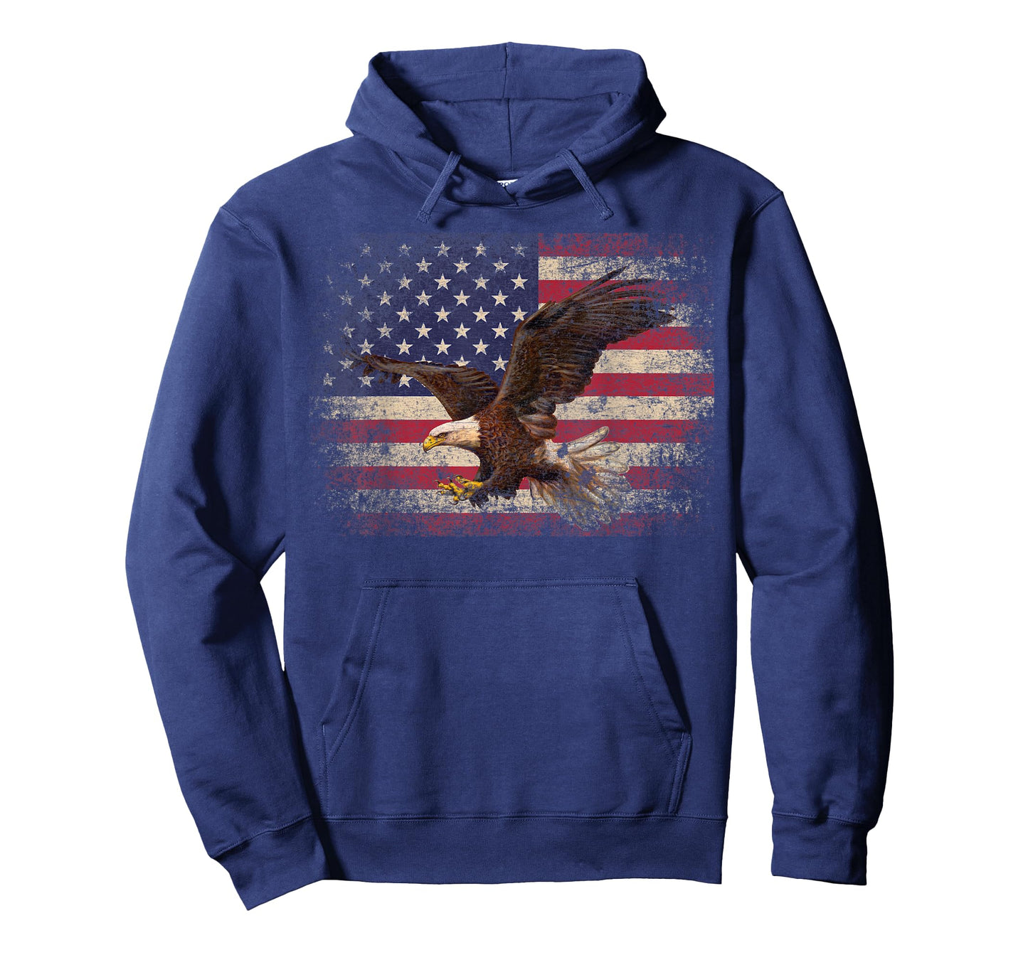 Bald Eagle 4th of July Christmas Gift American Flag Country T-Shirt for Women Kids Men