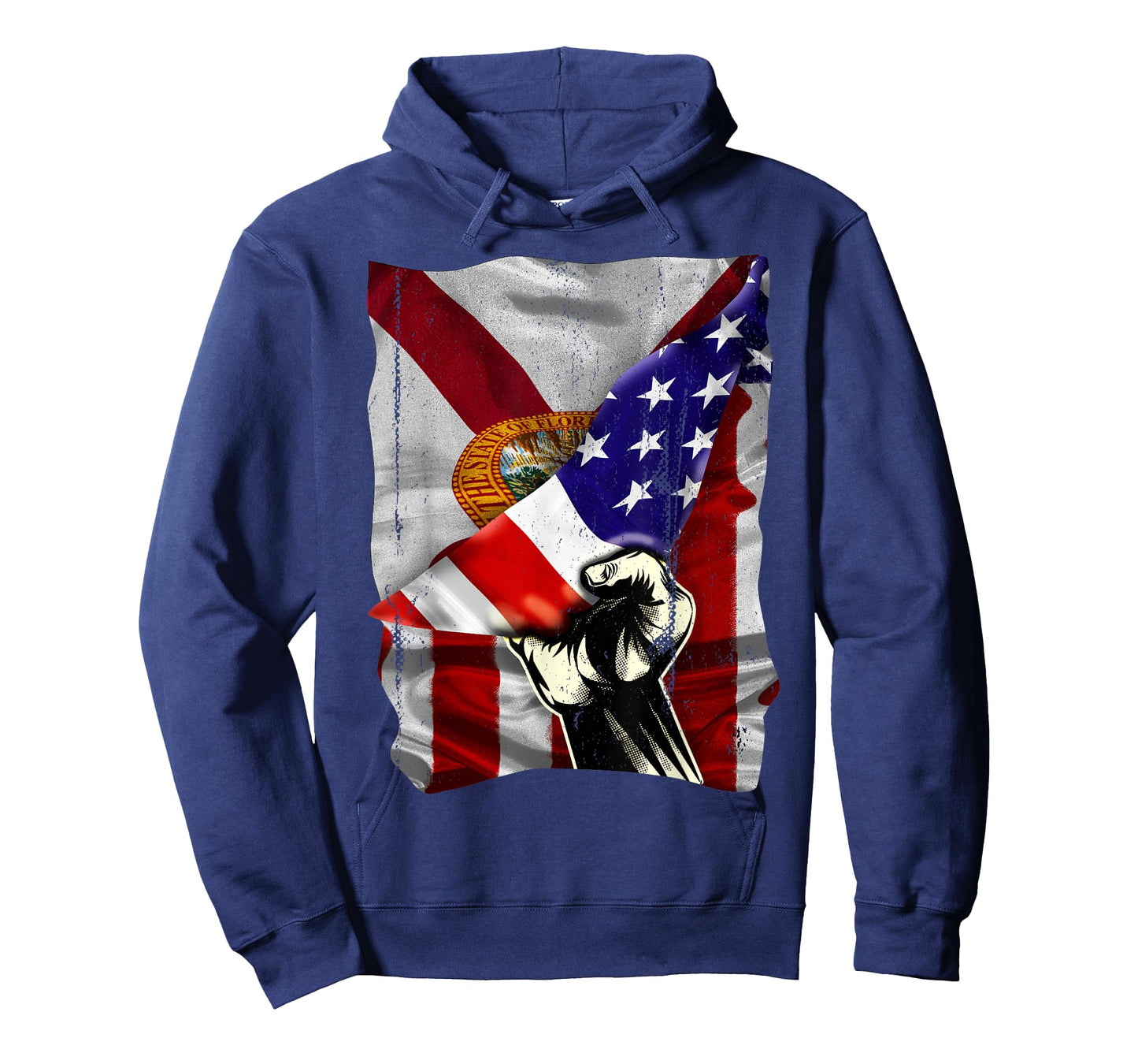 Florida State Flag Distressed US American Patriotic FL Women Kids Men T-Shirt