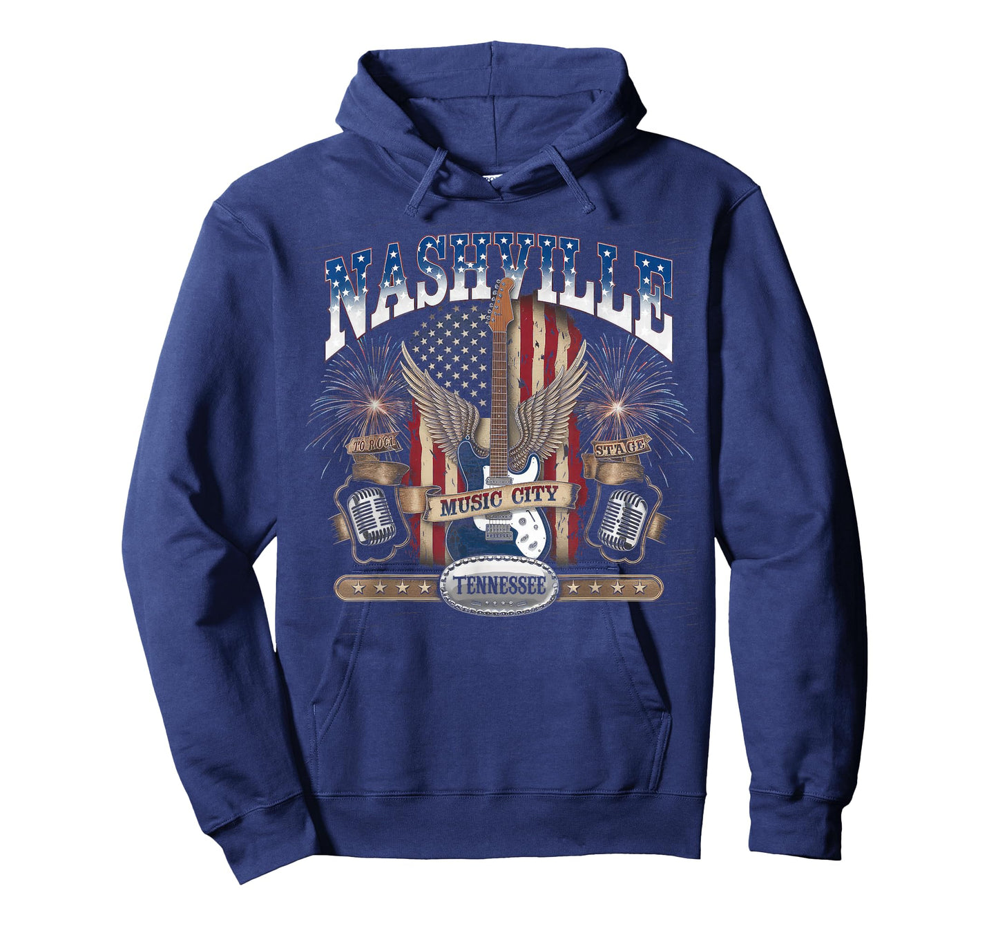 Nashville Music City Tshirt Women Men Tennessee Rock Country T-Shirt
