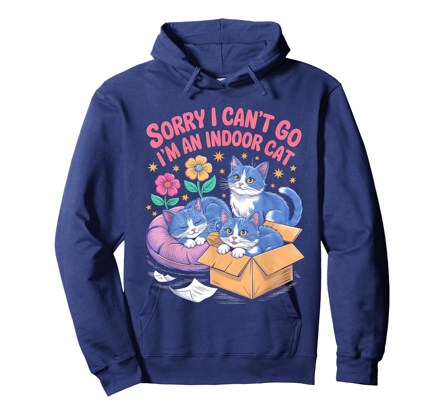 Sorry I Cant Go Im an Indoor Cat Cat Owners Introverts T-Shirt