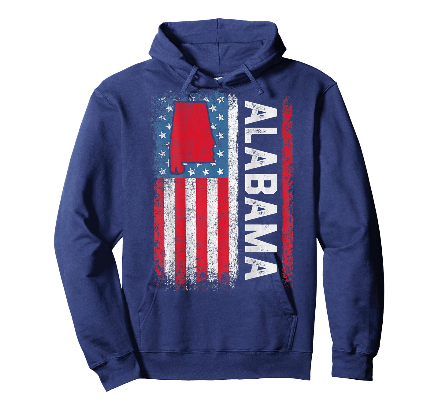 Vintage Alabama State USA Flag Shirt Alabama (On Back) T-Shirt